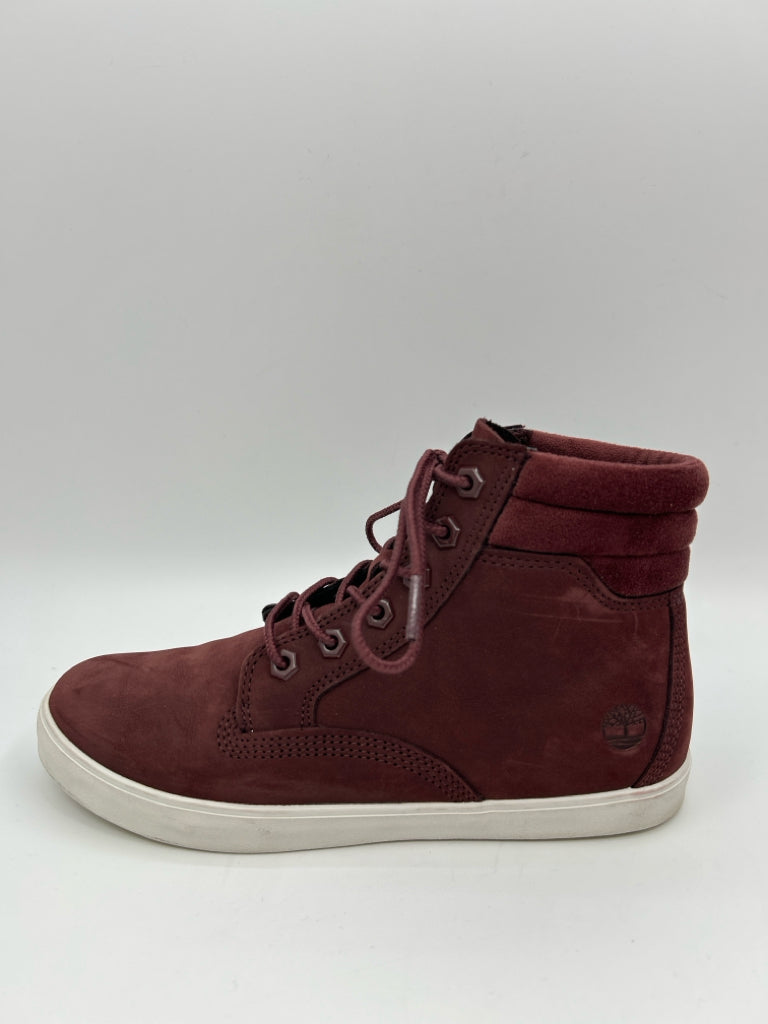 TIMBERLAND Women Size 7 Burgundy Booties