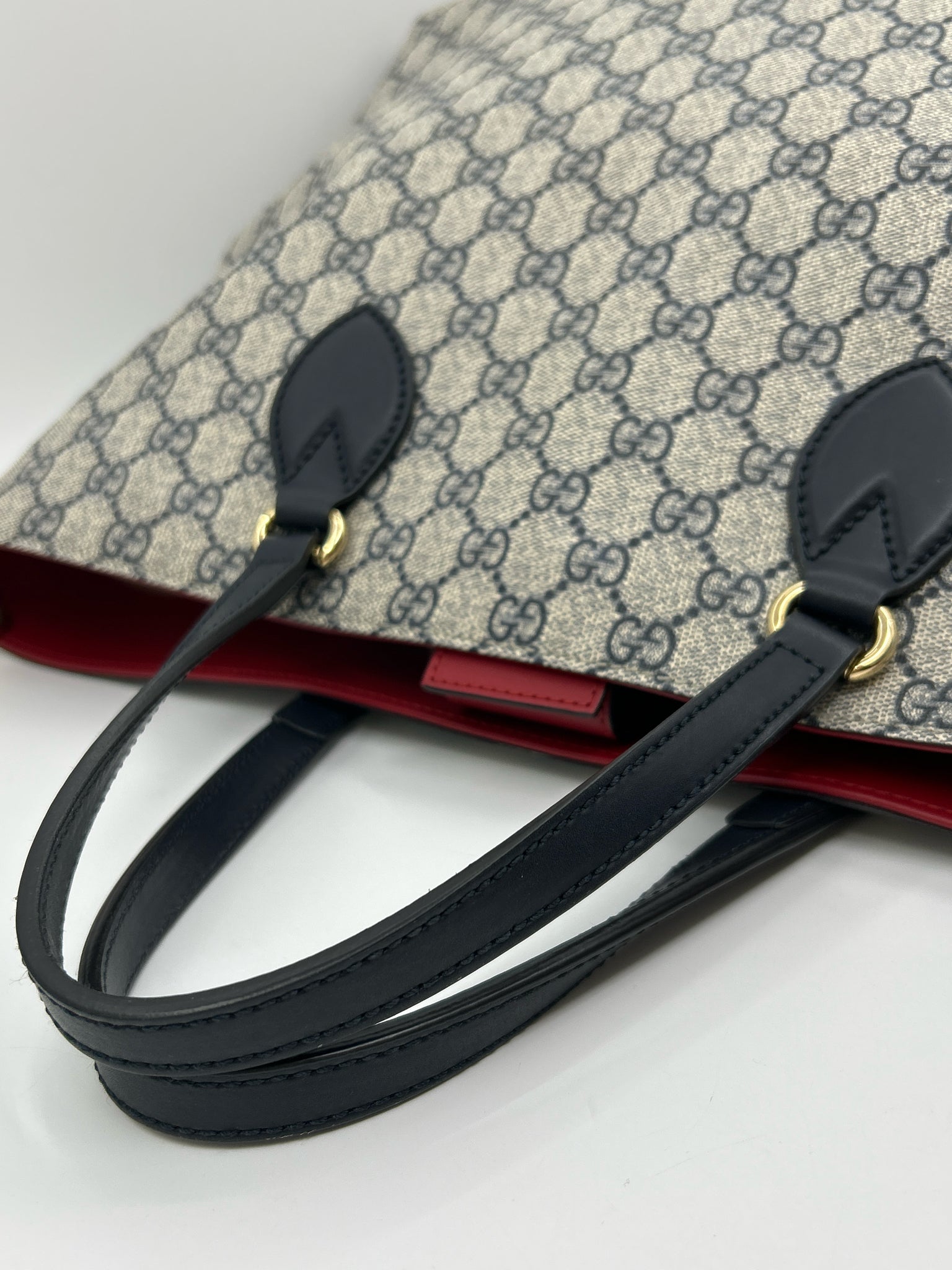 GUCCI BEIGE AND NAVY Women Tote