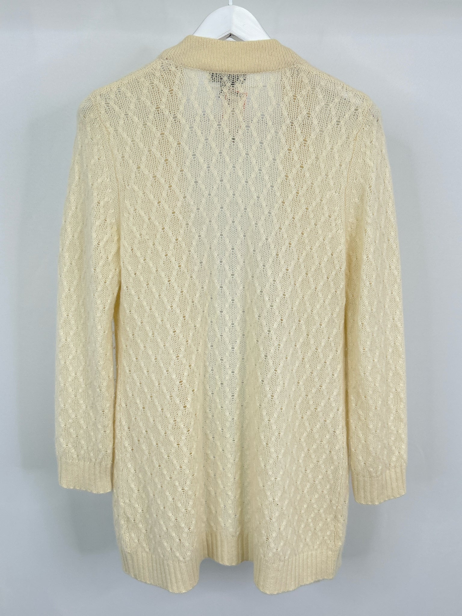CHARTER CLUB Size L Cream Women Cardigan