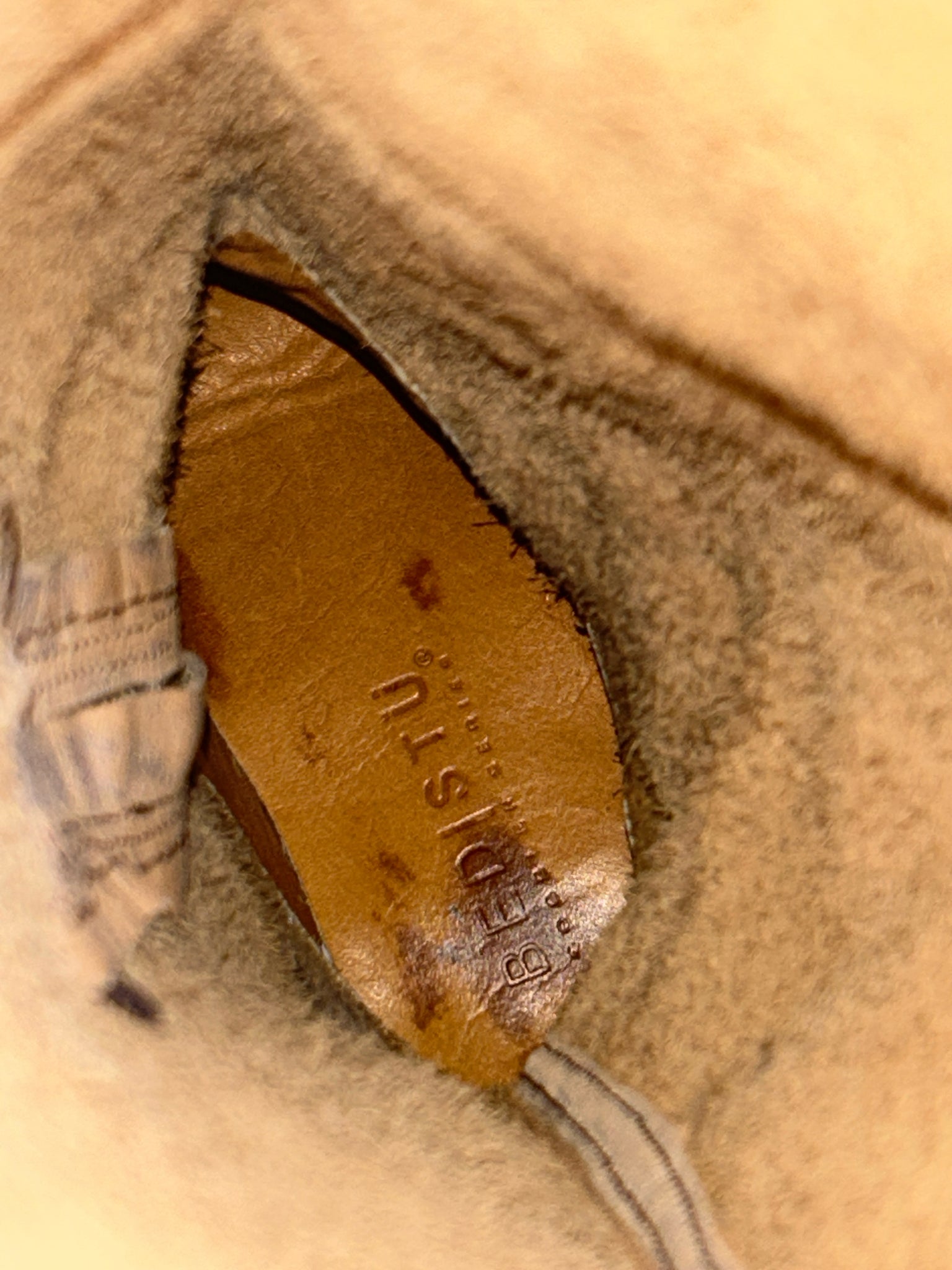 BED STU Size 6 Grey Women Boots