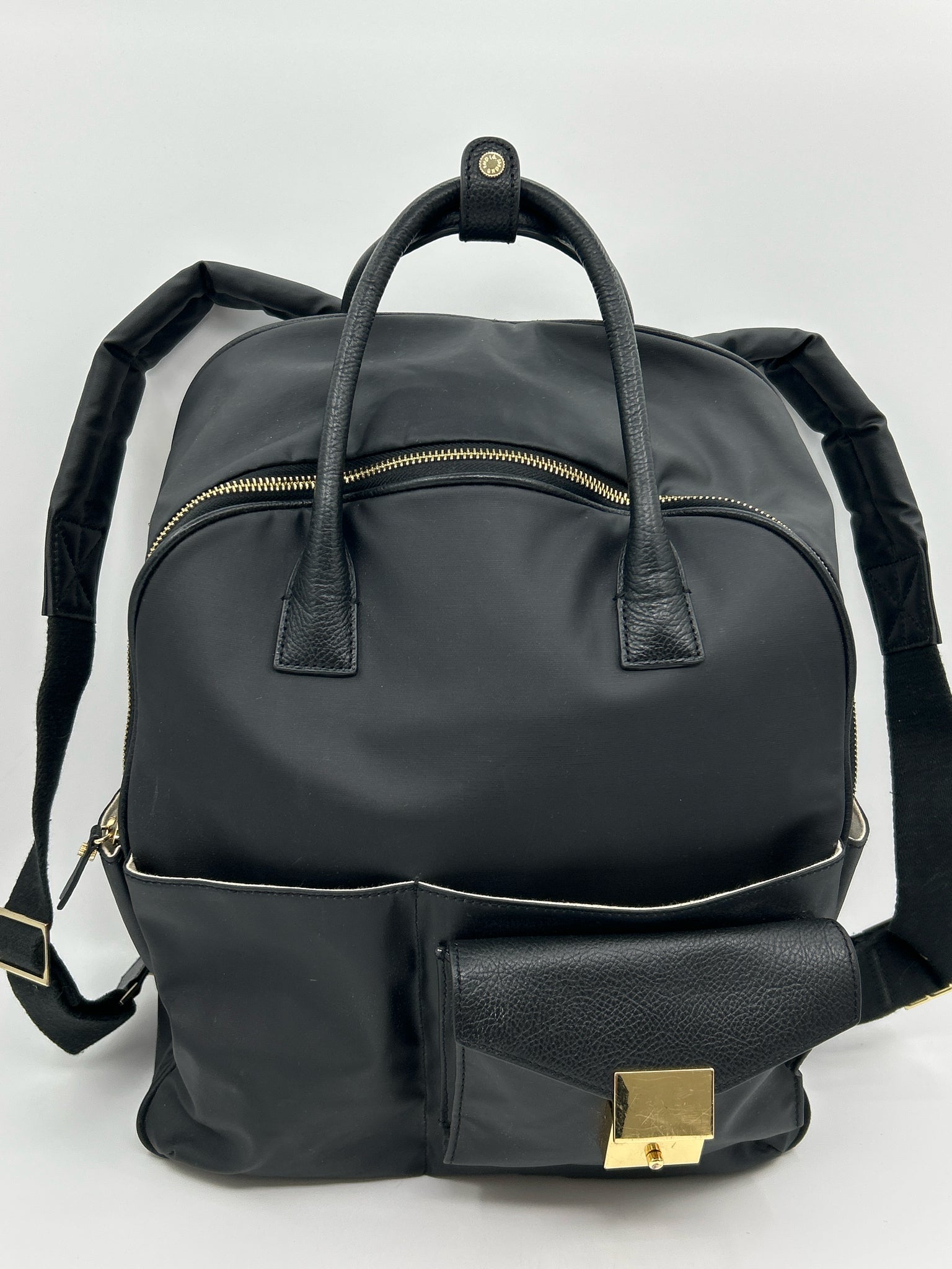 India Hicks Black Women Backpack