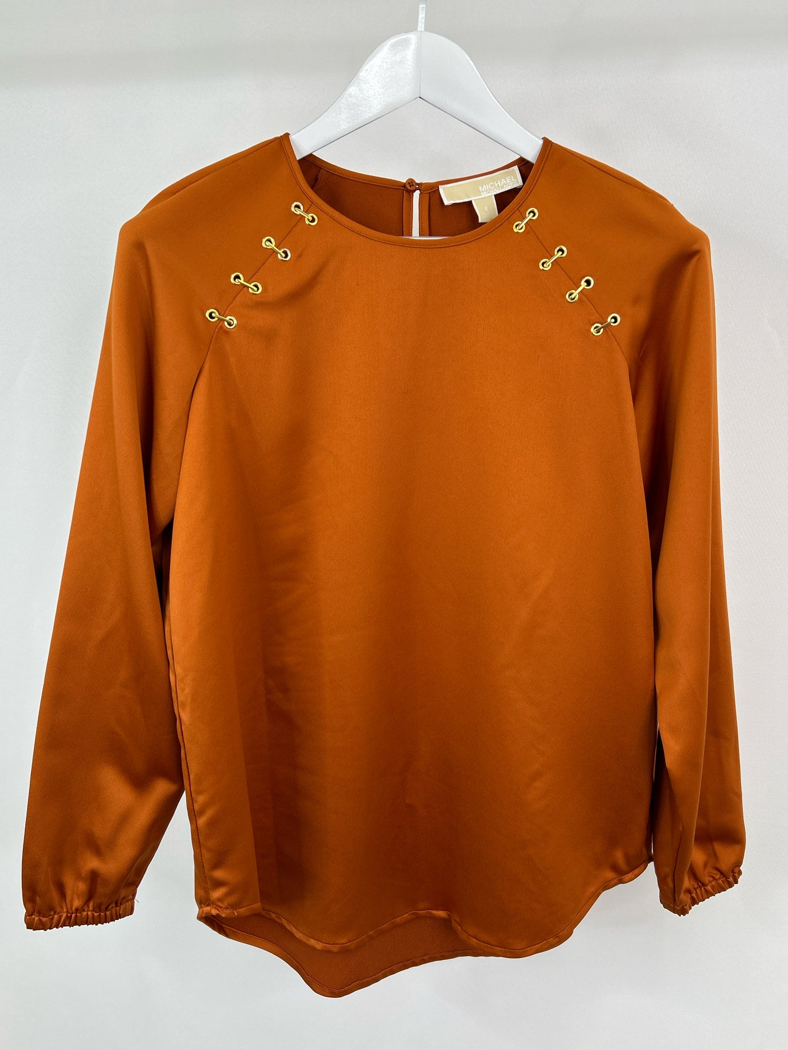 MICHAEL MICHAEL KORS Size S Orange Women Top NWT