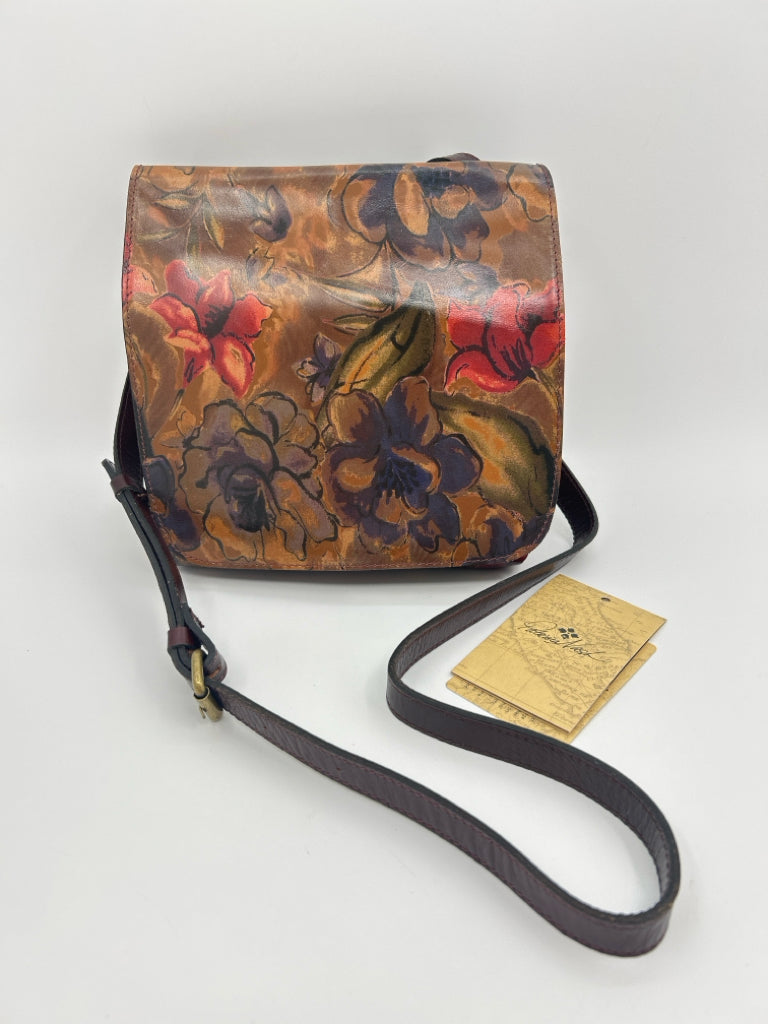 PATRICIA NASH Brown and Green Purse