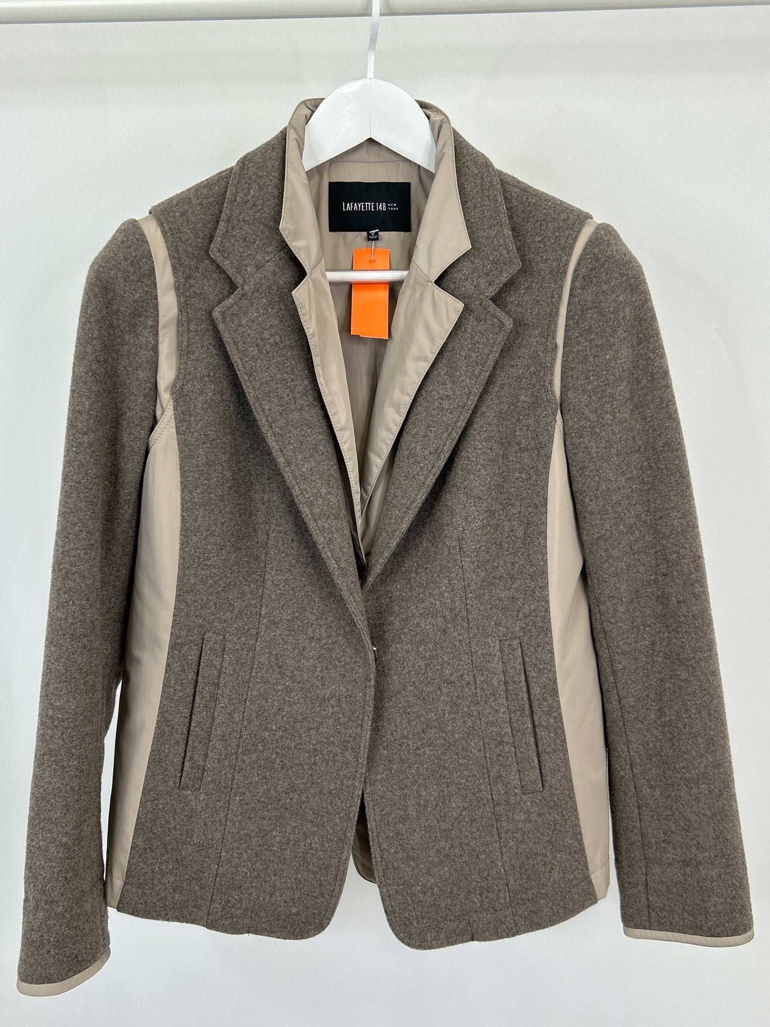 LAFAYETTE 148 Size 6 Grey Women Jacket