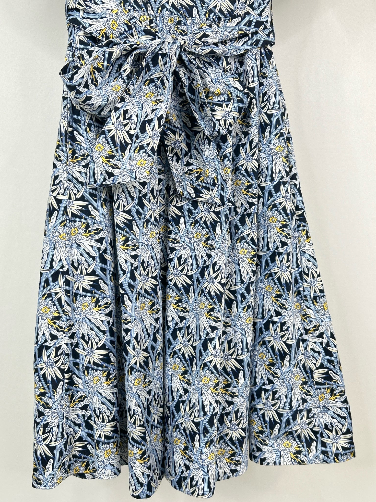 BROOKS BROTHERS Size 4 Blue Print Women Dress