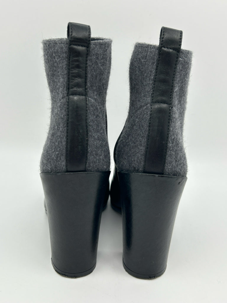 VINCE Women Size 8M Grey & Black Booties