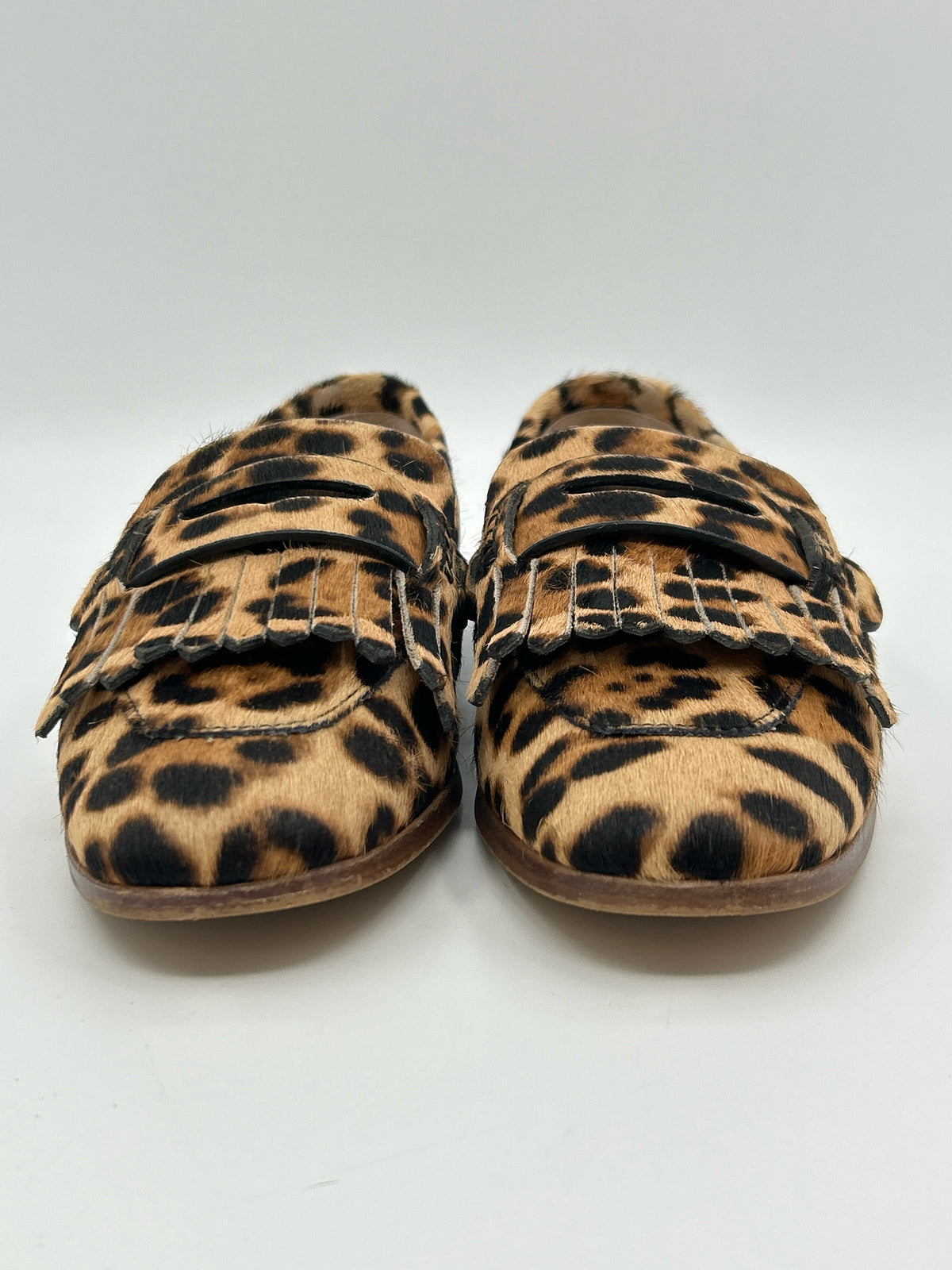 BODEN Size 38 Brown Print Women Loafer