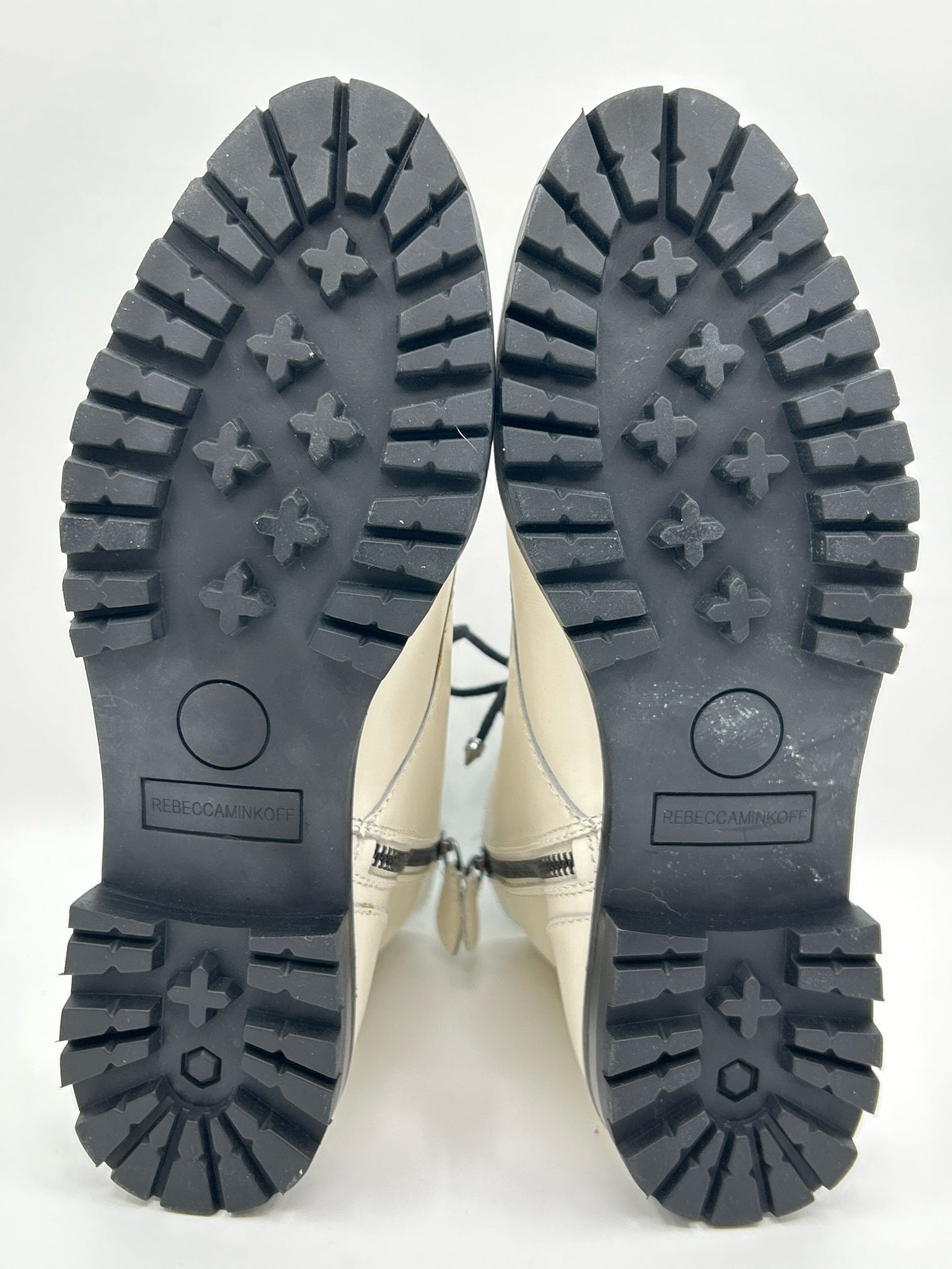 REBECCA MINKOFF Size 8.5M White Women Booties