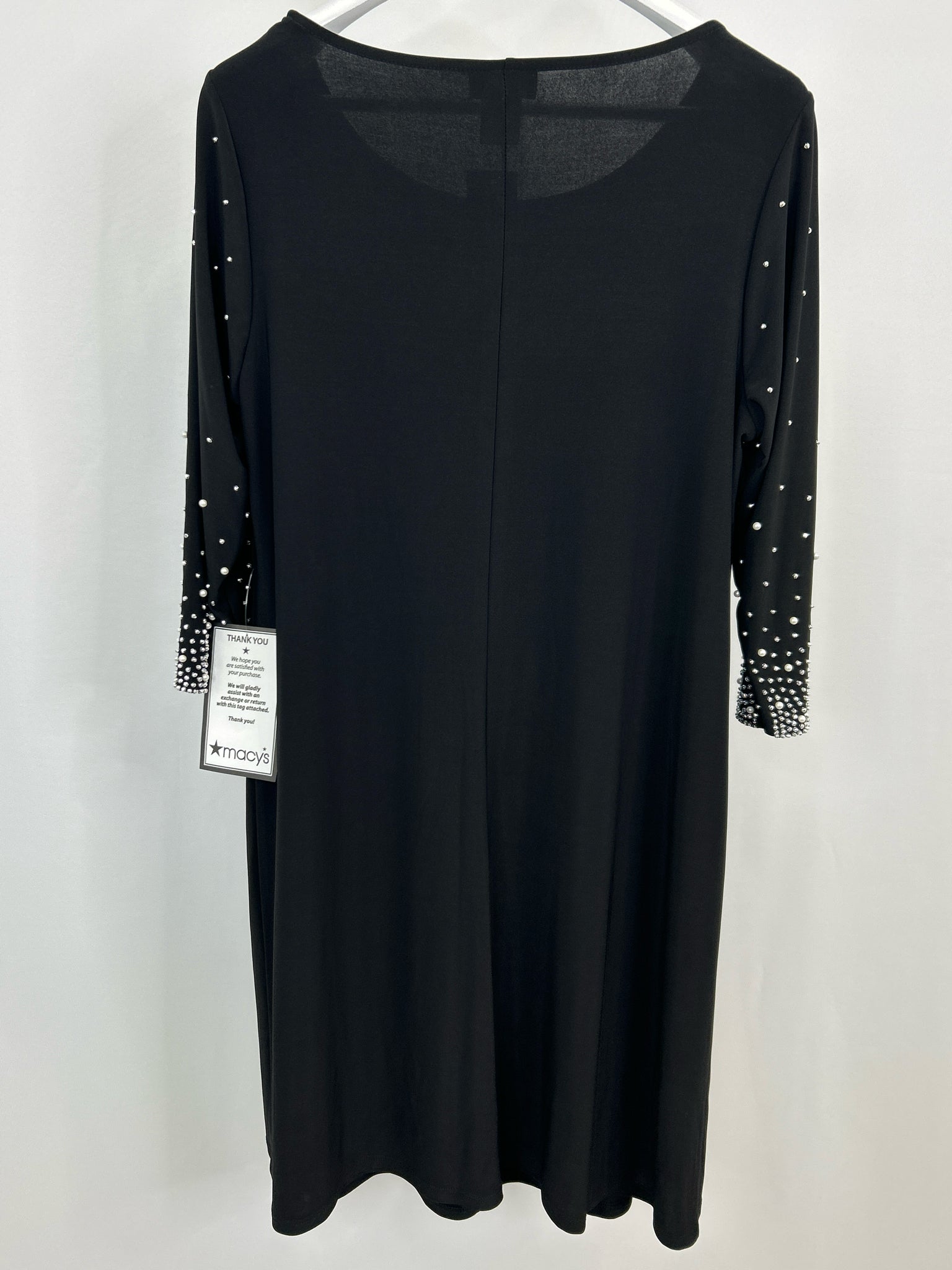 MSK Size 1X Black Women Dress