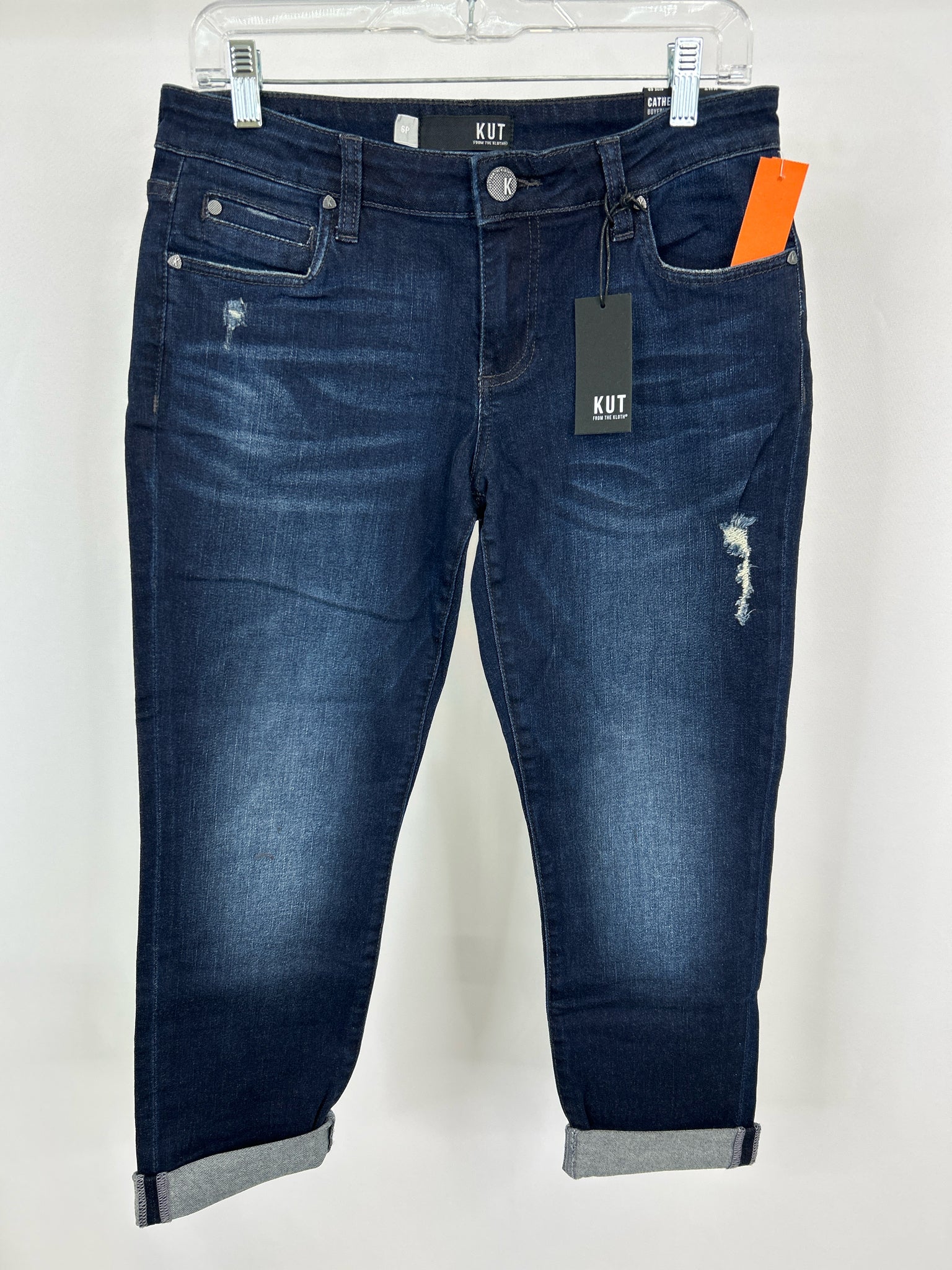 KUT FROM THE KLOTH Size 6P BLUE DENIM Women jeans