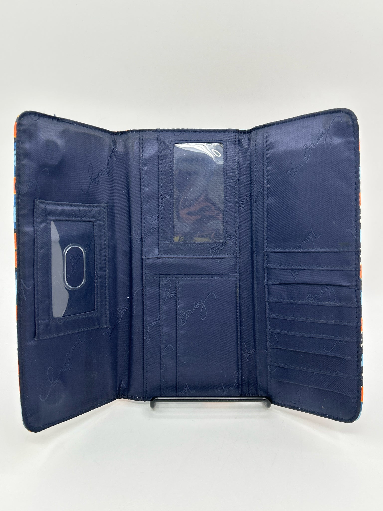 VERA BRADLEY Blue Print Women Purse & Wallet Set