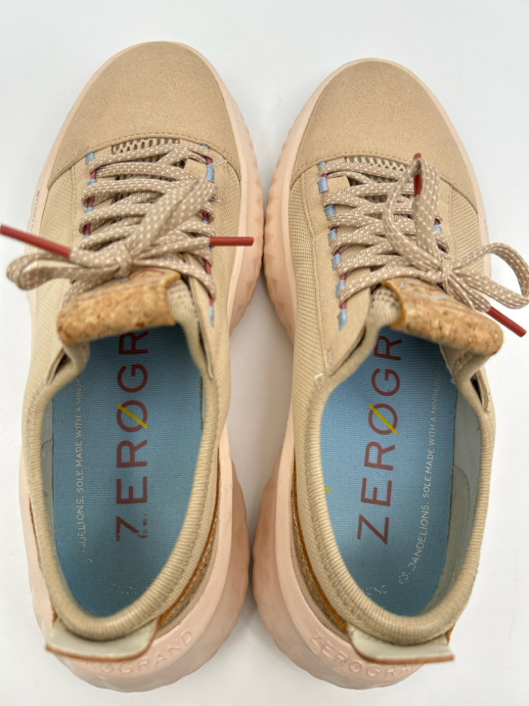 COLE HAAN Size 6.5B BEIGE AND PINK Women's Sneakers