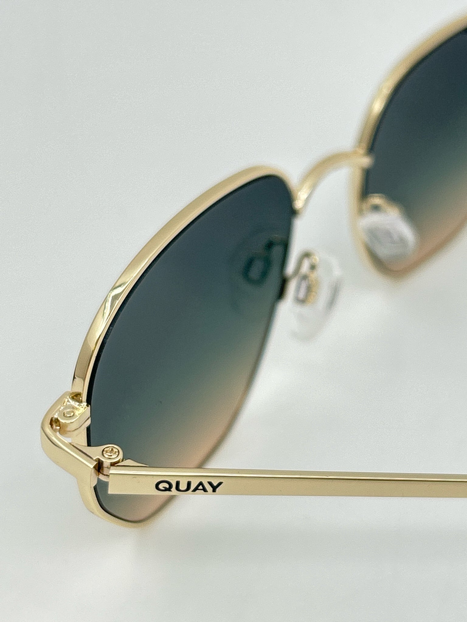QUAY Gold Sunglasses