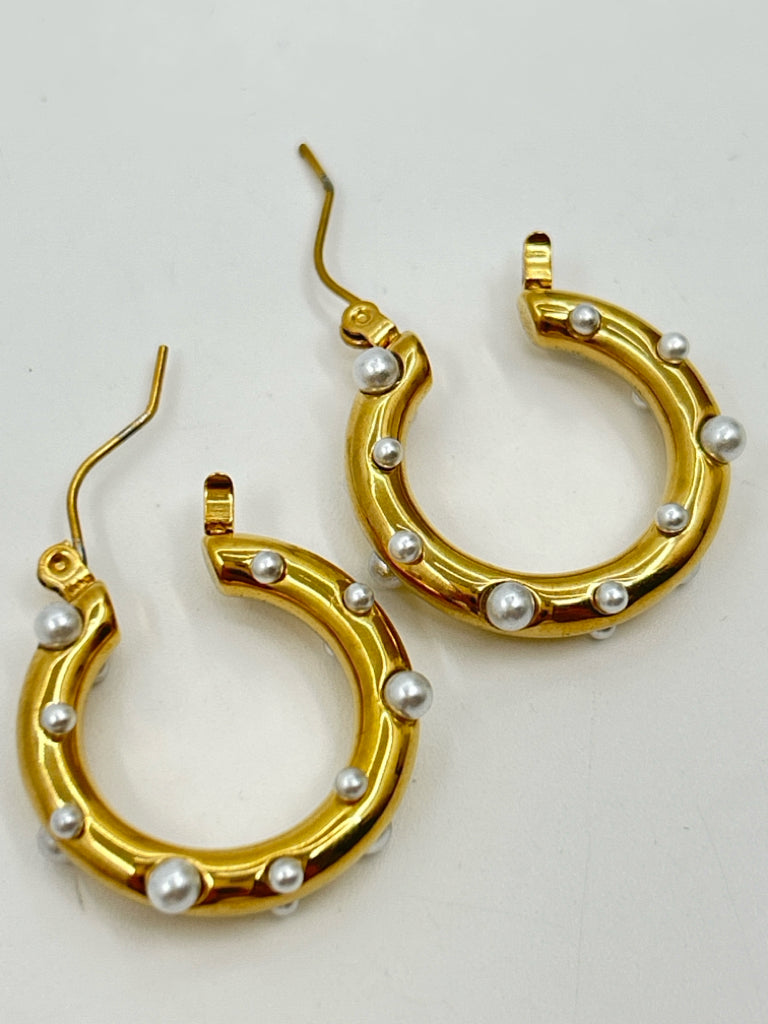 EYE CANDY Women NIB Gold Earrings