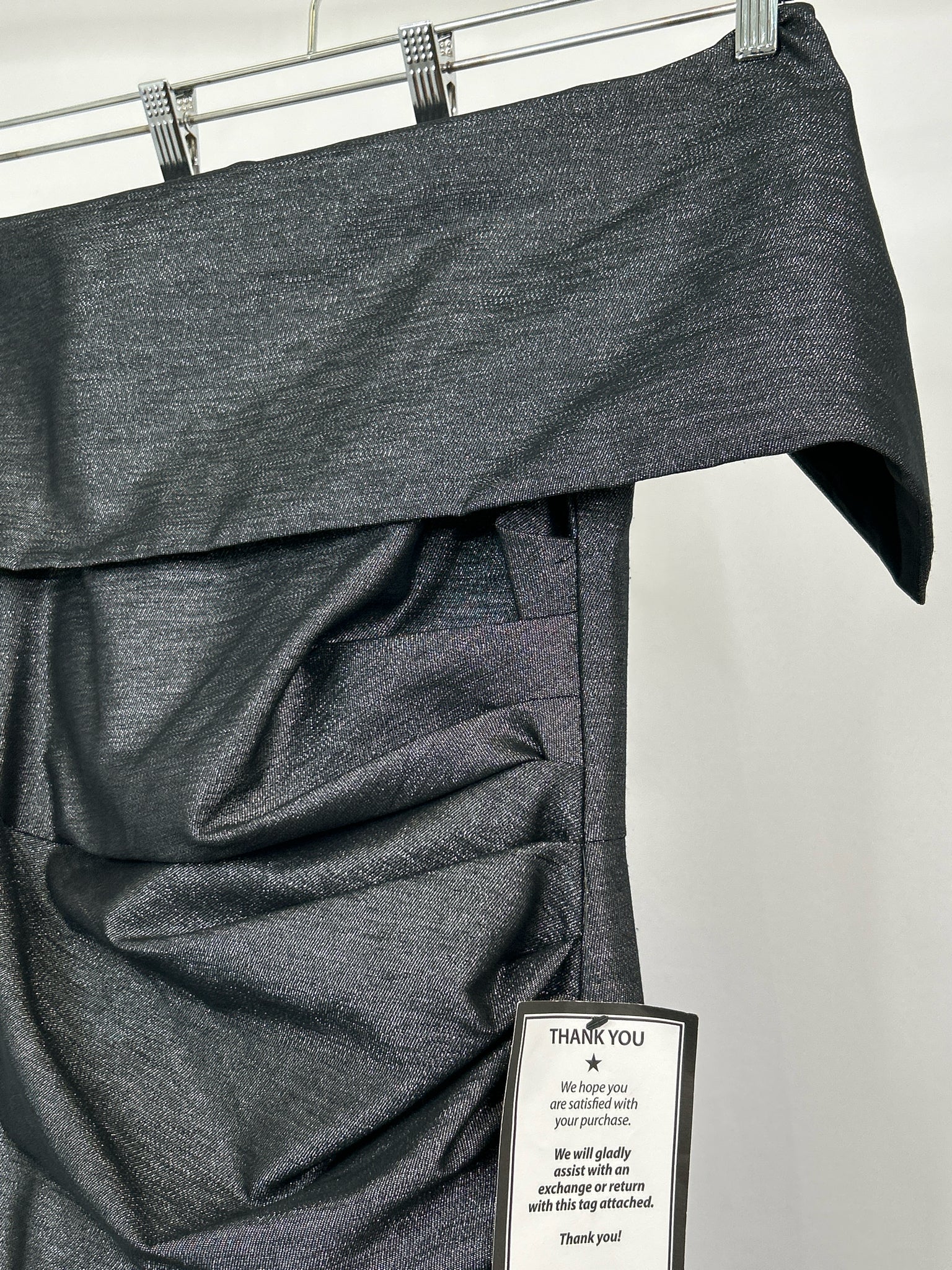 VINCE CAMUTO Size 6 GREY METALLIC Women Dress