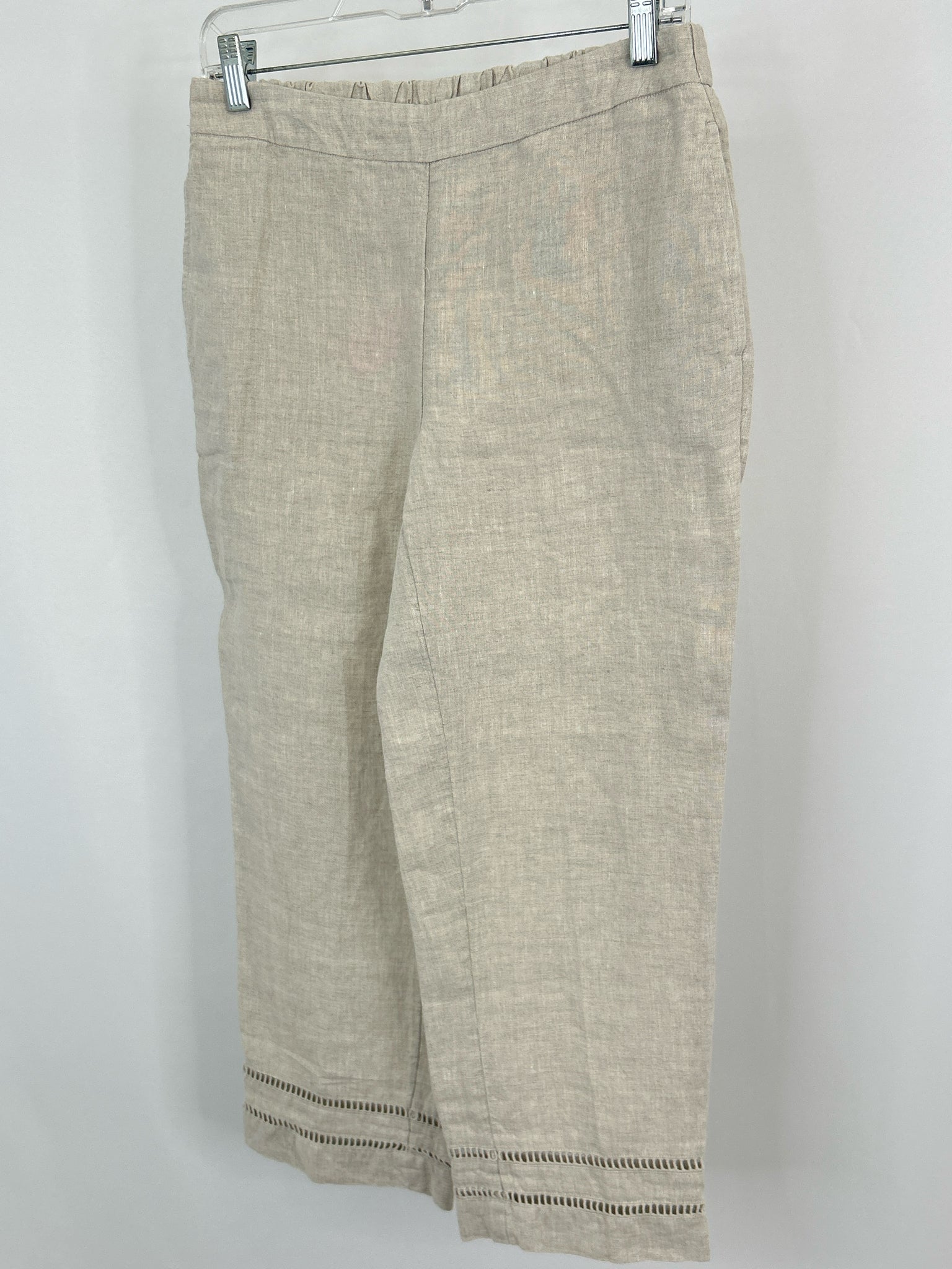 CHICO'S Size 2 Oatmeal Women Pants NWT