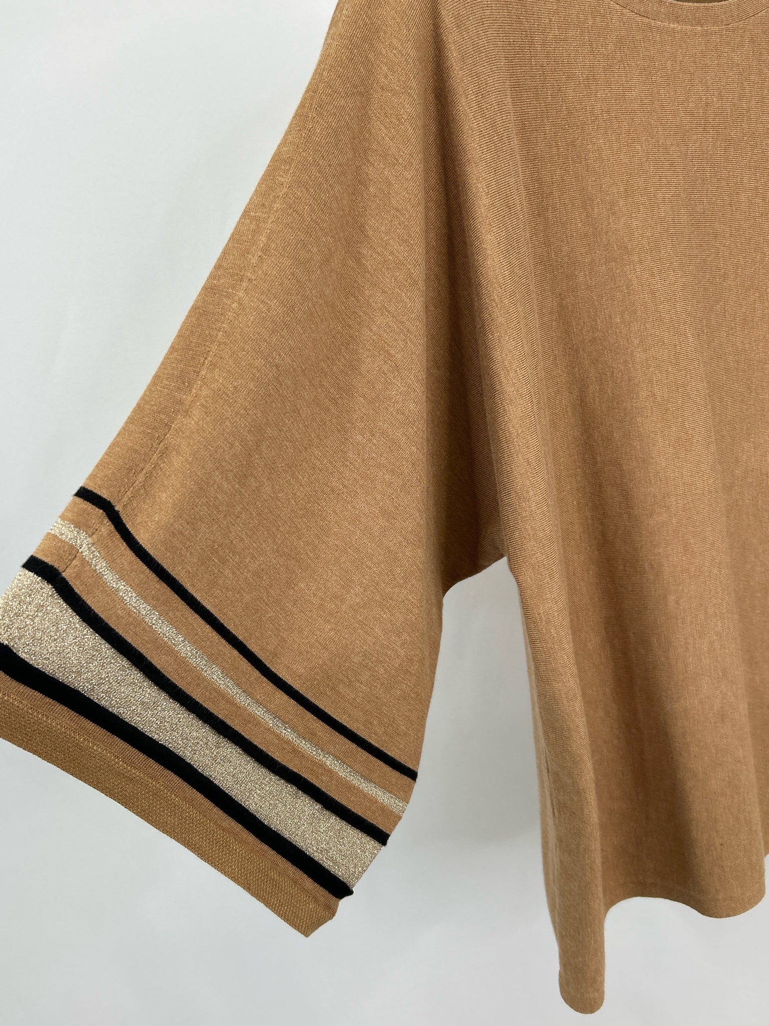 CHICO'S Size L Camel Women Sweater