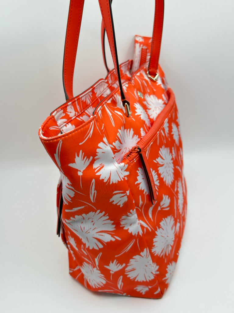 KATE SPADE ORANGE AND WHITE Tote