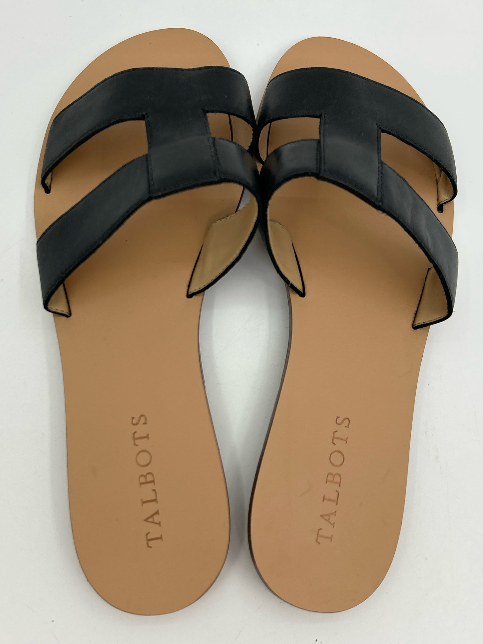 TALBOTS Size 8M Black Women Sandal