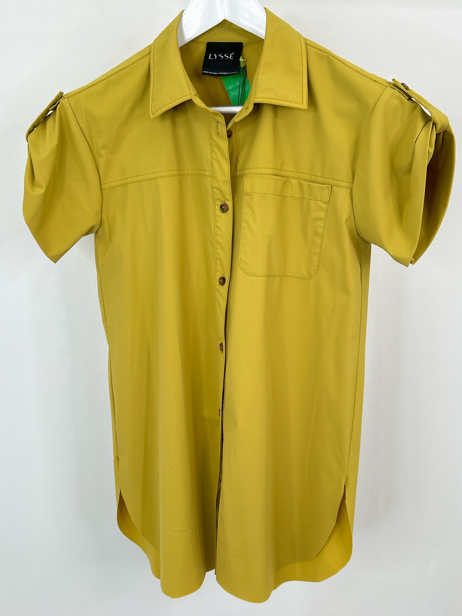 Lysse Size S Mustard Women's Tunic NWT