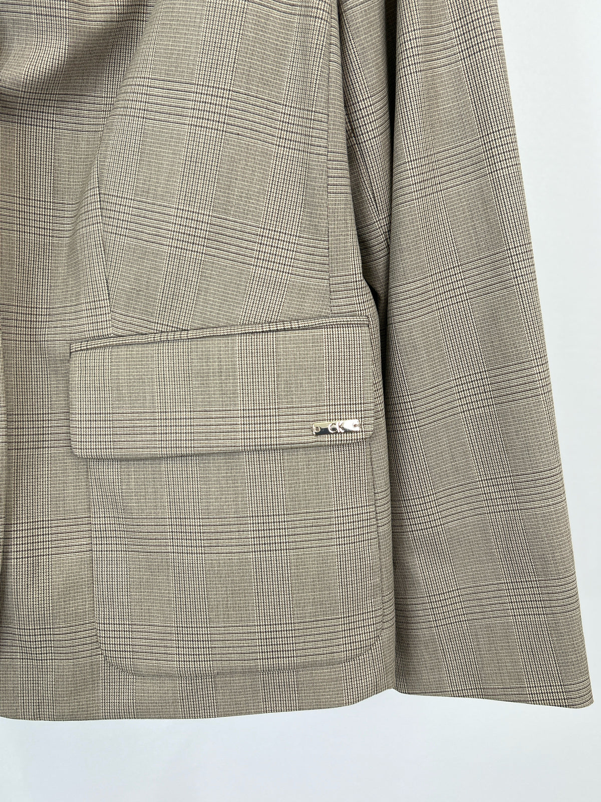 CALVIN KLEIN Size 16W Beige Women Blazer