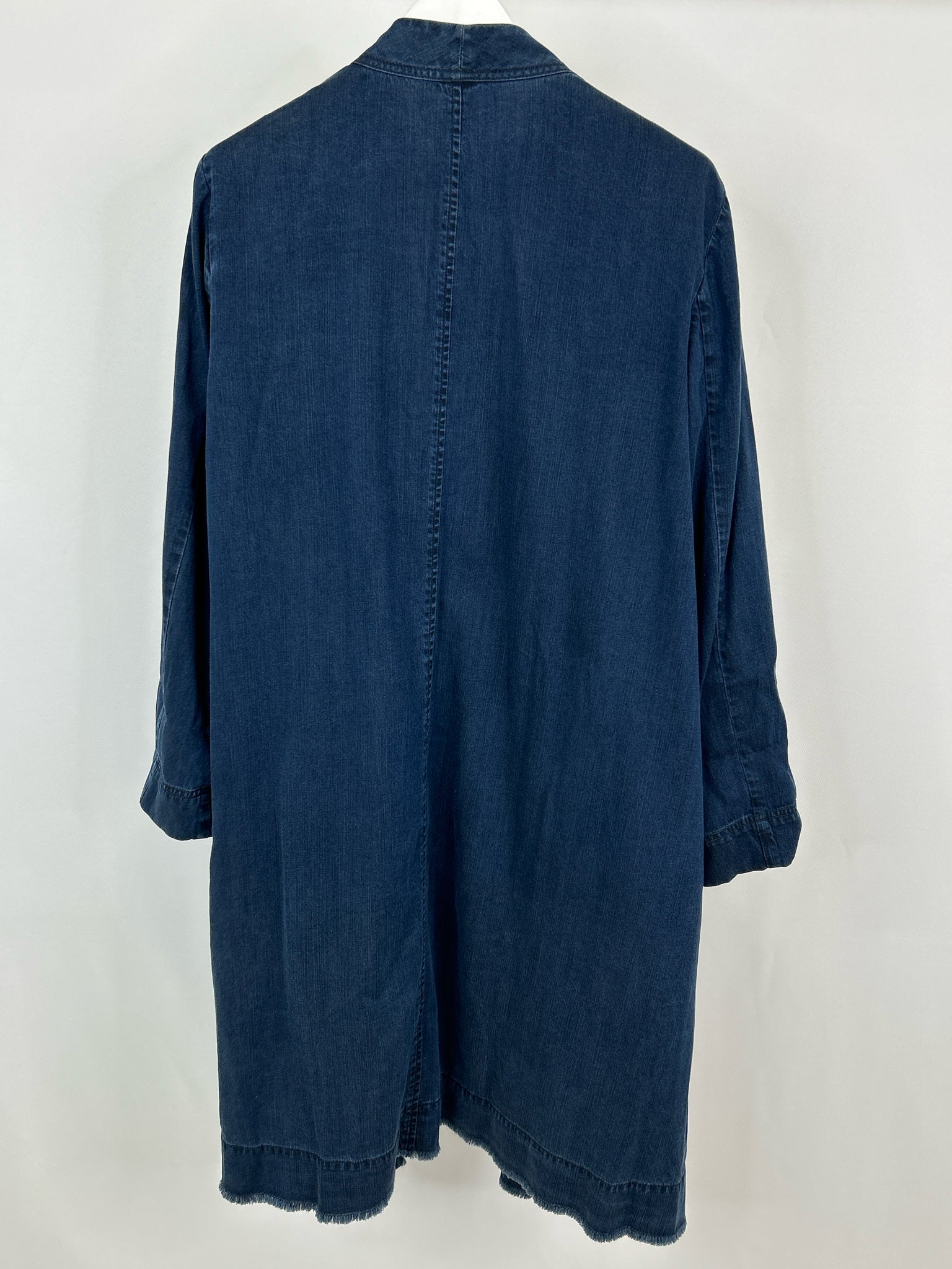 EILEEN FISHER Size XL BLUE DENIM Women Jacket