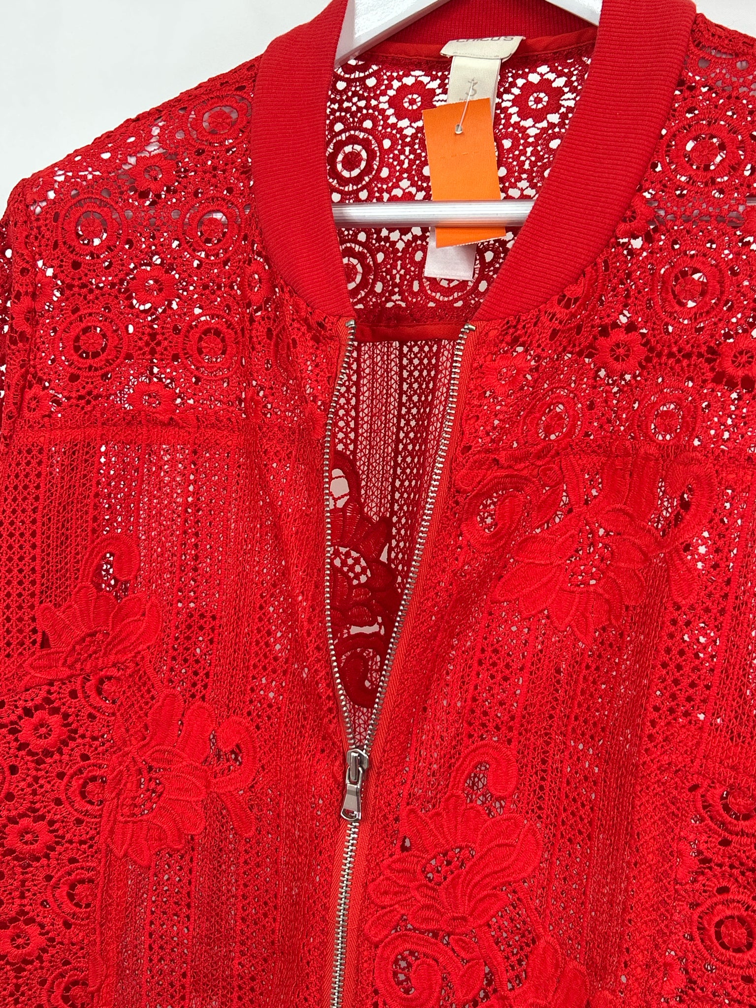 CHICO'S Size 16 Red Women Jacket