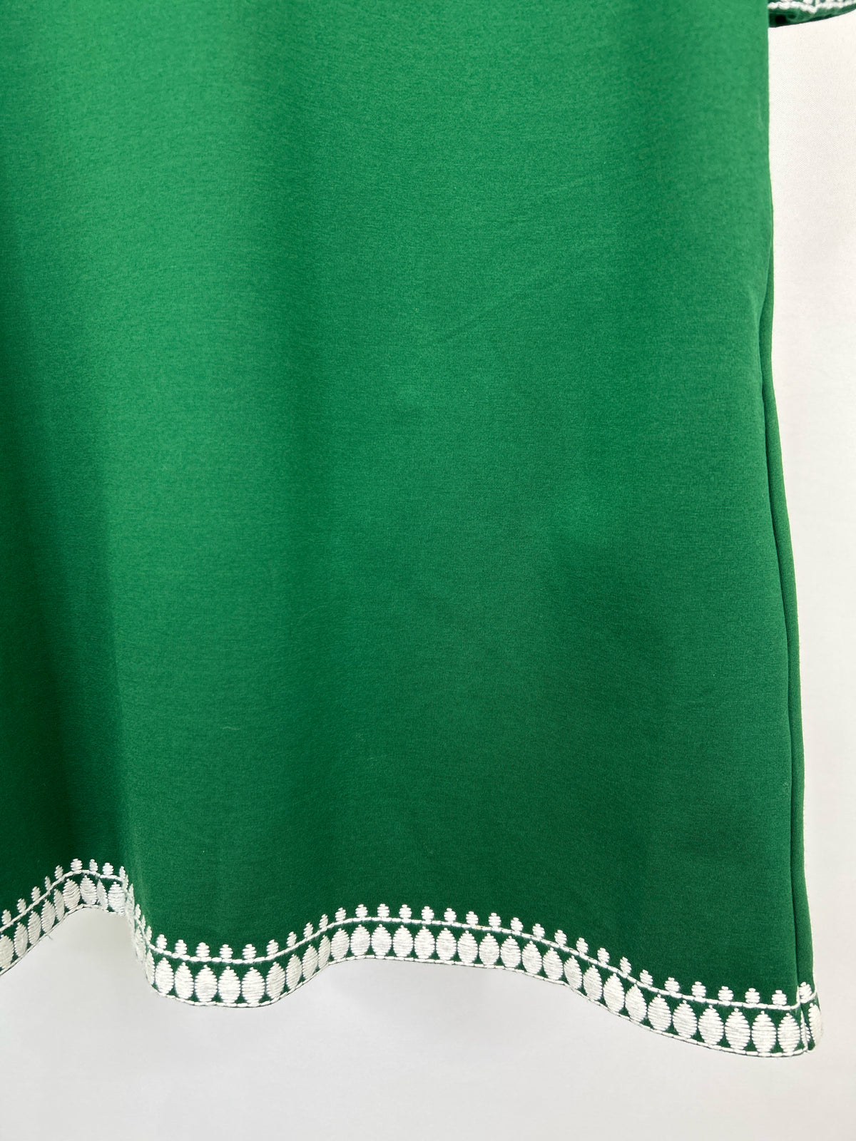 TUCKERNUCK Size S GREEN & WHITE Women Dress