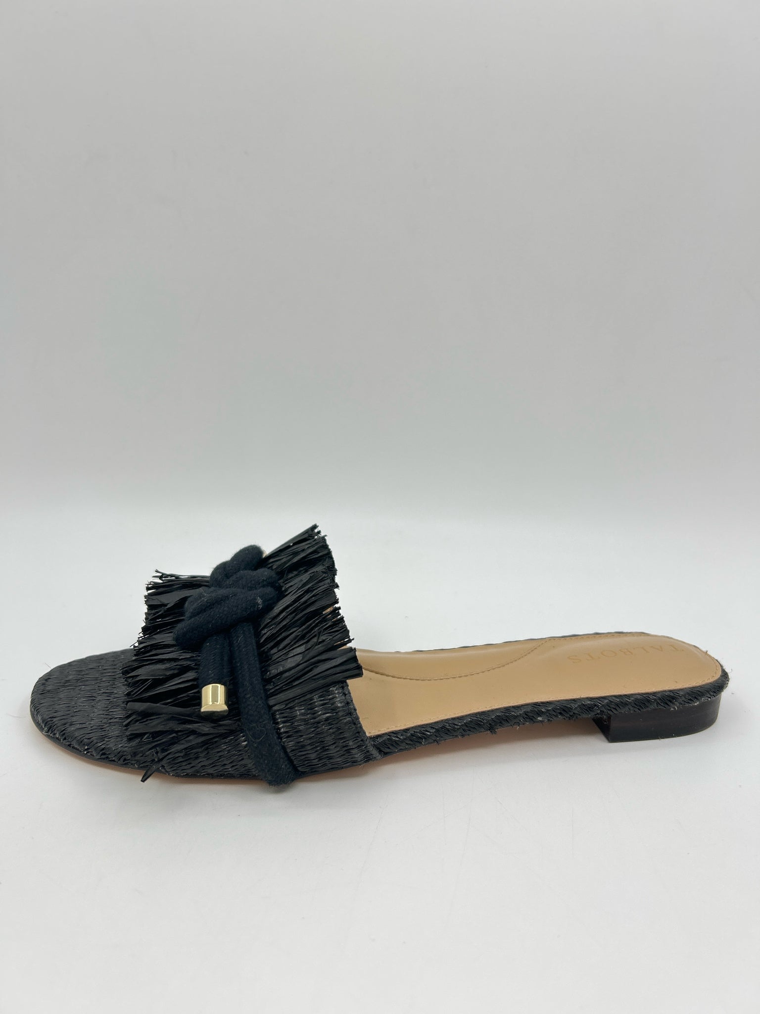 TALBOTS Size 8M Black Women Sandal