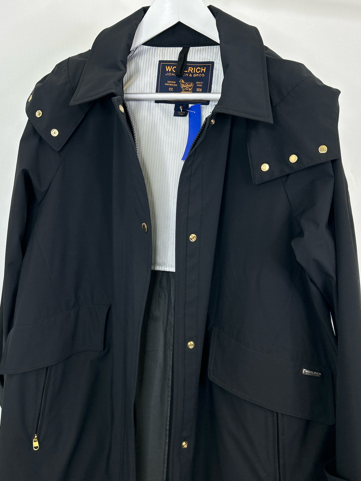 WOOLRICH Size XL Black Women Jacket