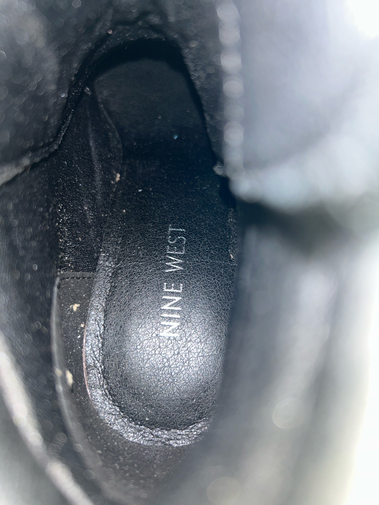 NINE WEST Size 7.5M Black Women Booties