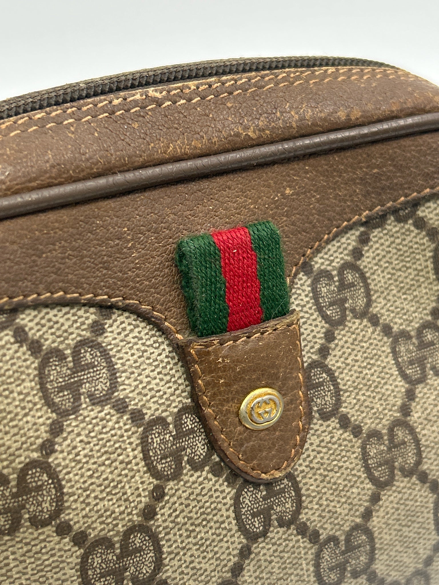 GUCCI Brown Monogram Women Purse