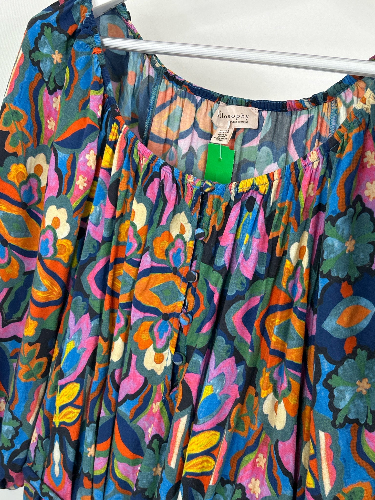 PHILOSOPHY Size XL Multi-Color Women Dress