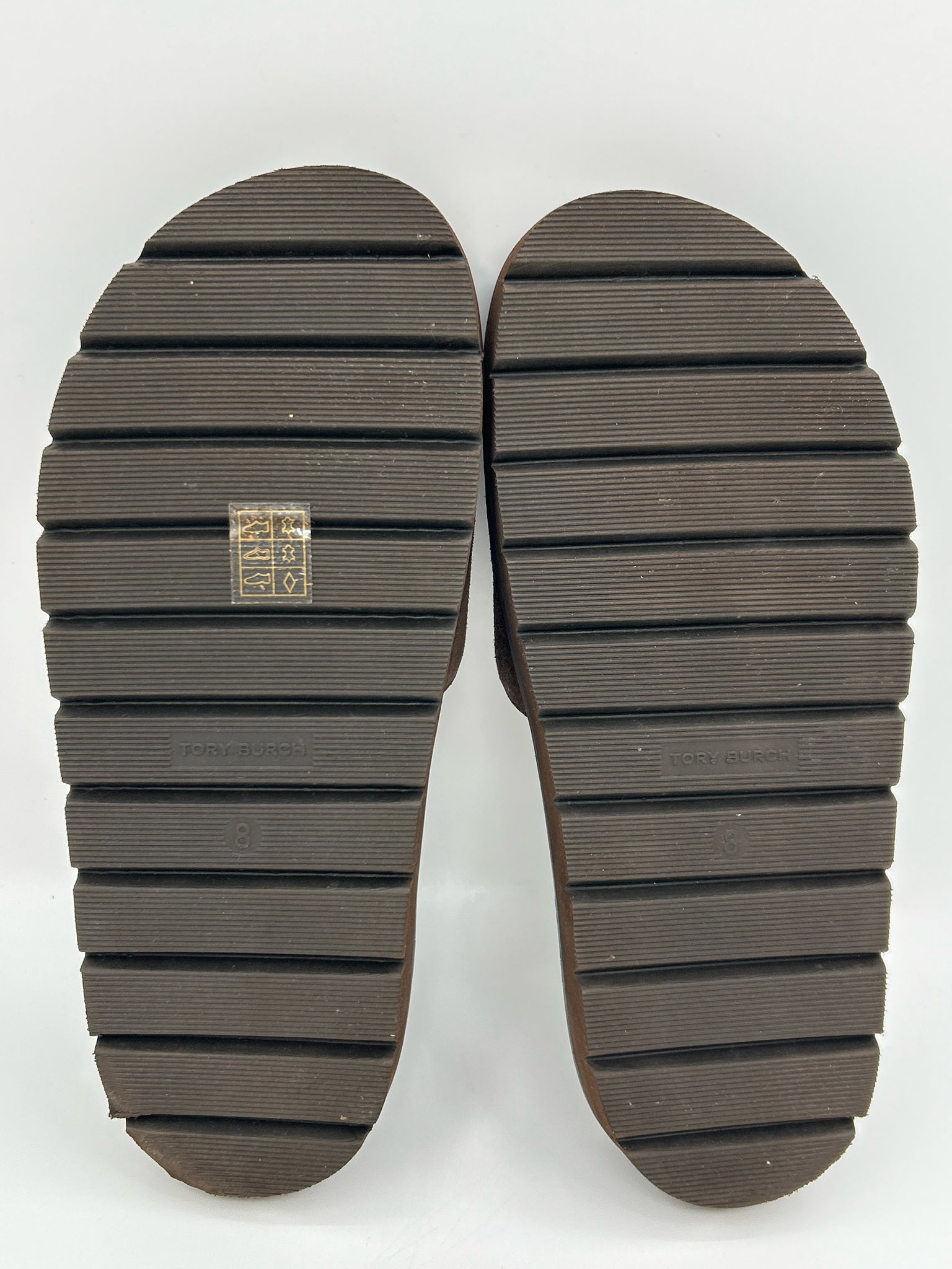TORY BURCH Size 8M DARK BROWN Women Sandal