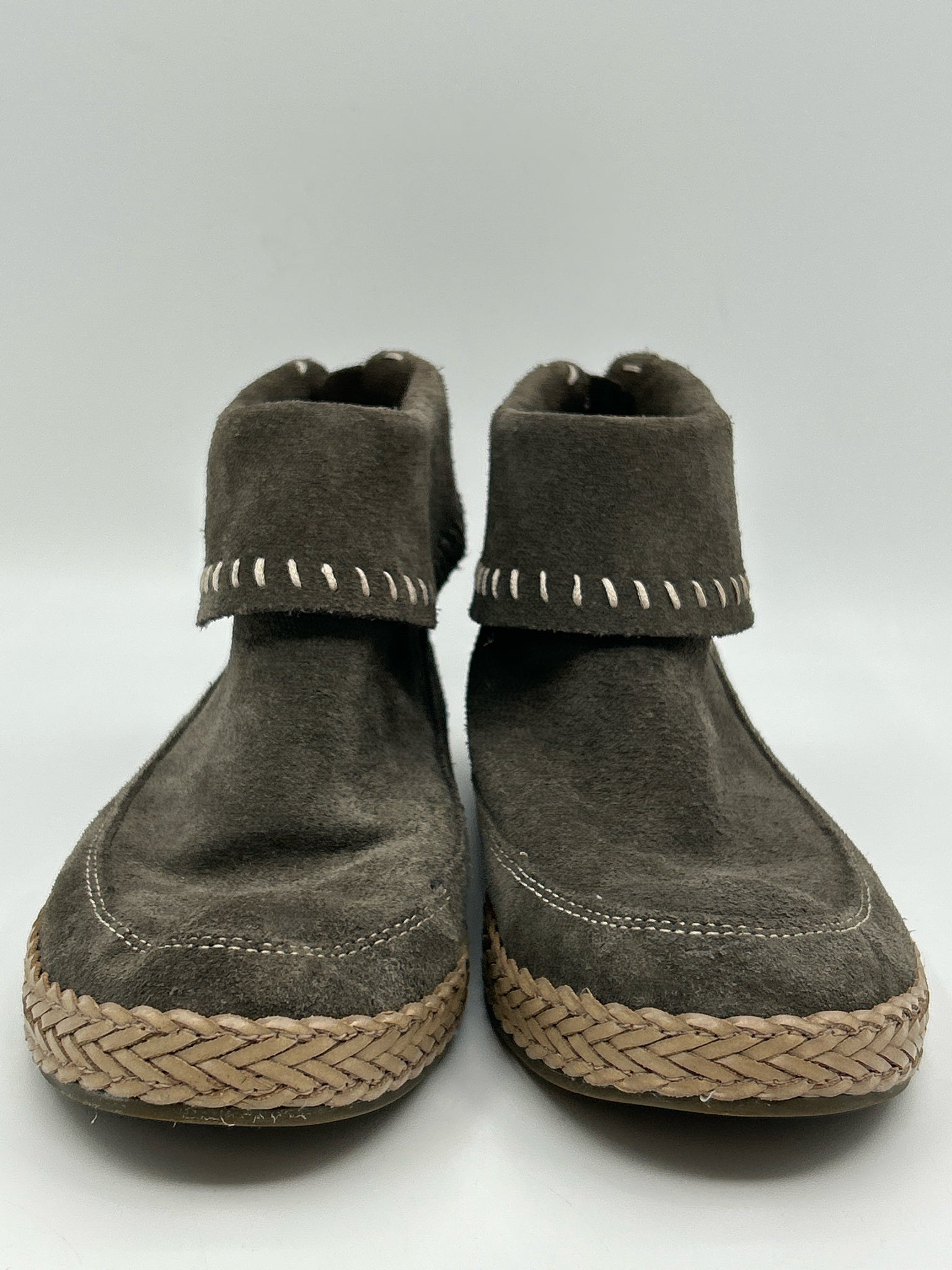 UGG Size 6.5 Grey Women Booties