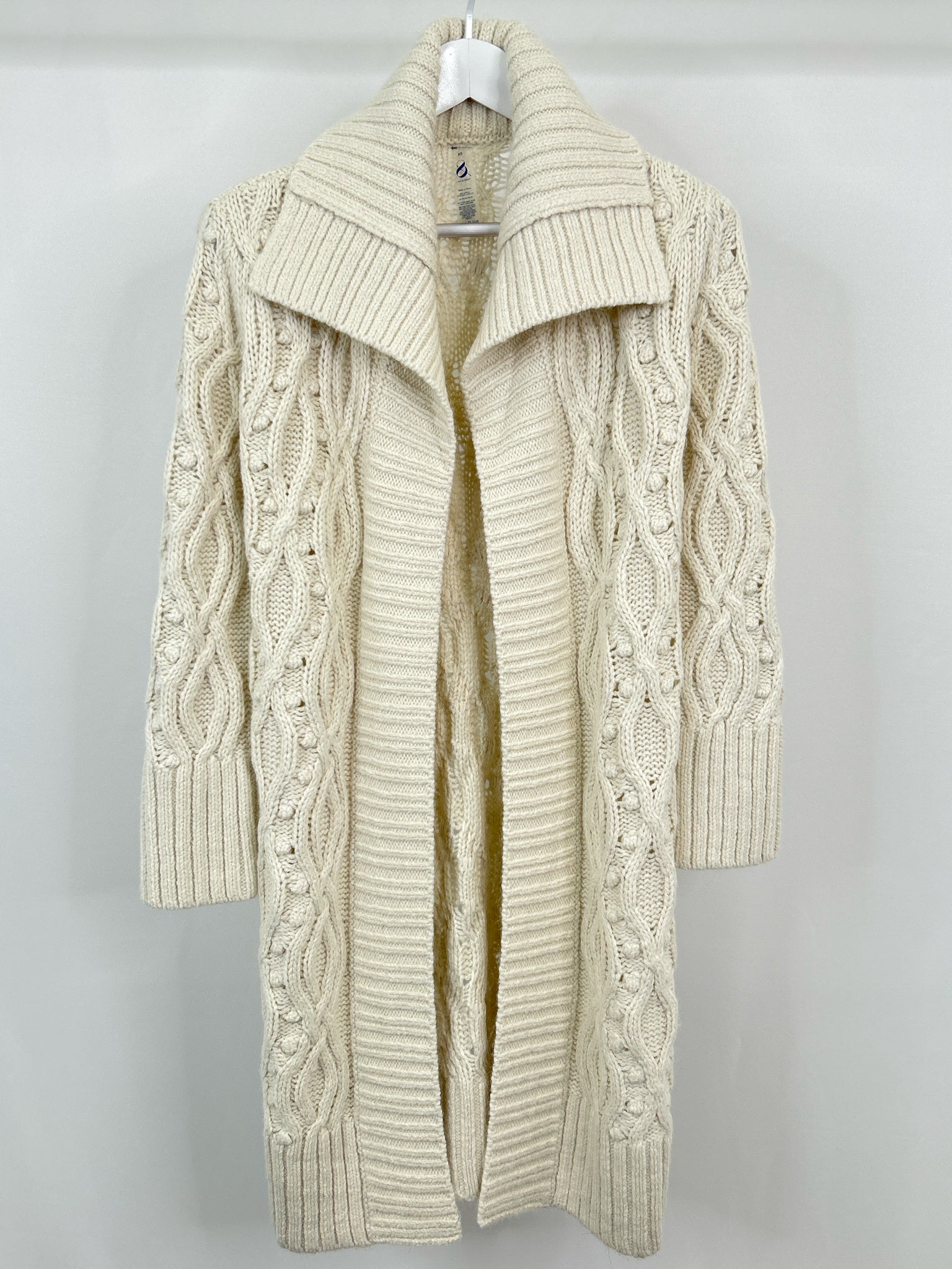 LOU & GREY Size XS Ivory Women Cardigan