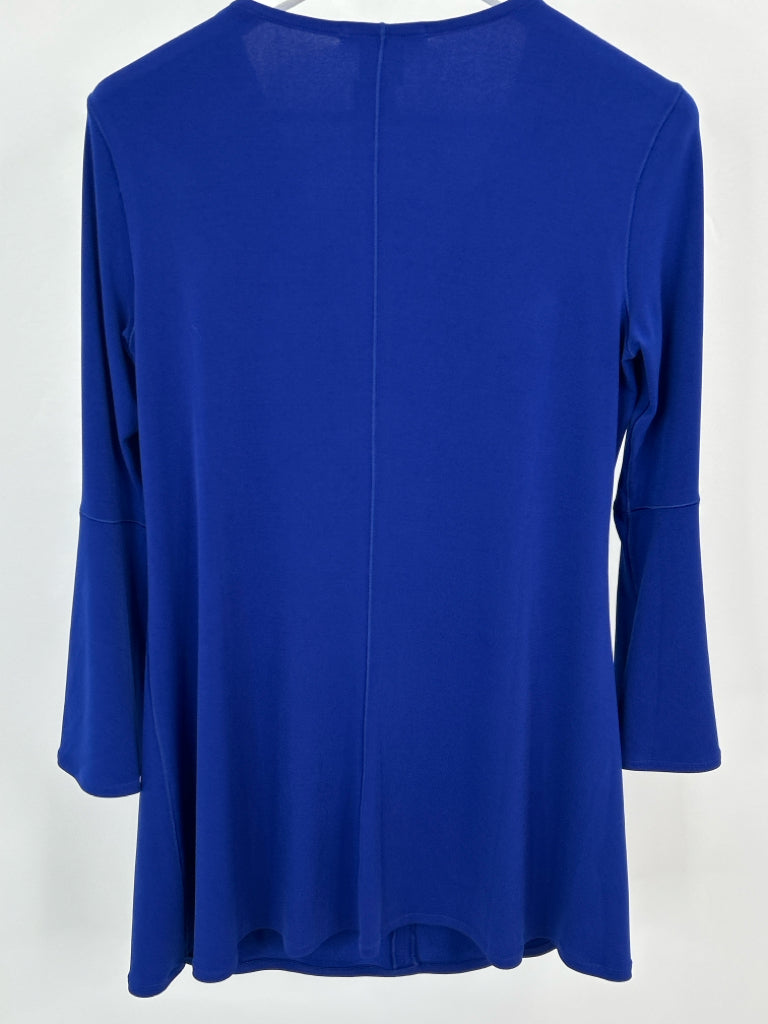 EVA VARRO Size L Royal Blue Women's Top