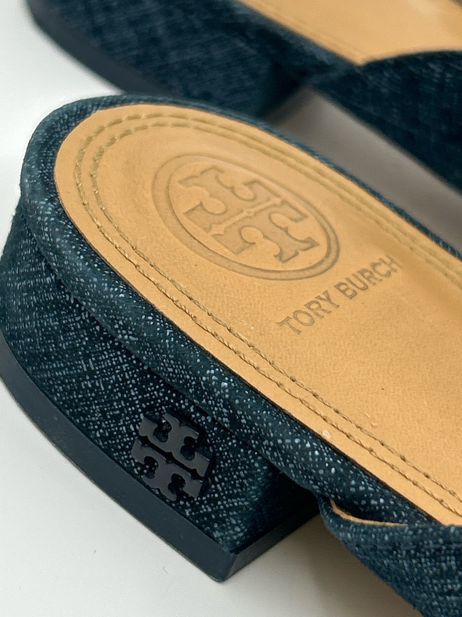 TORY BURCH Size 8.5M Navy Women Flats