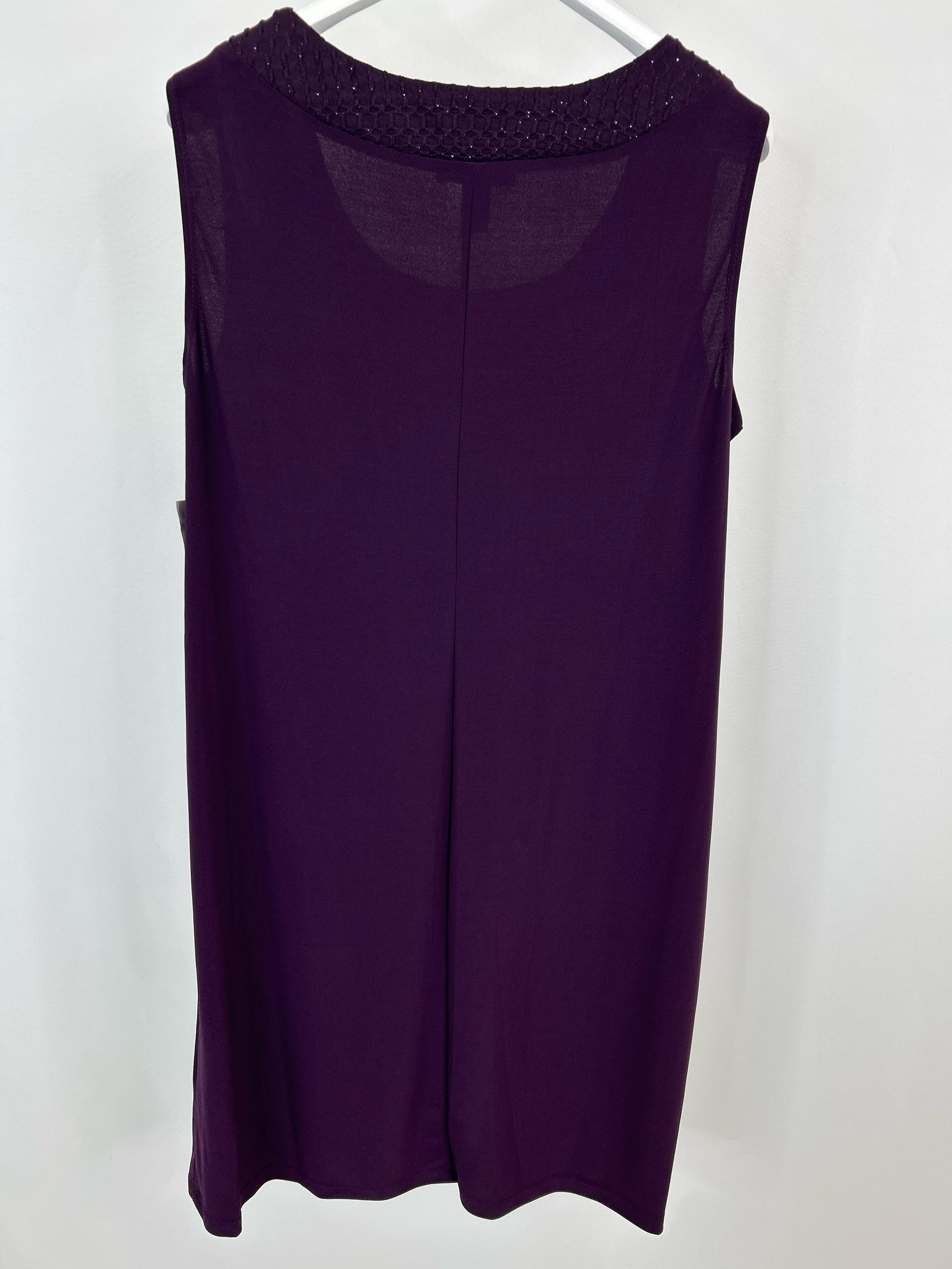 R & M RICHARDS Size 14W Plum Women 2-Piece w/dress