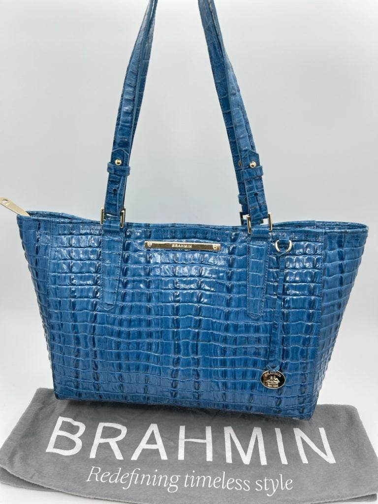 BRAHMIN Cobalt Blue Tote