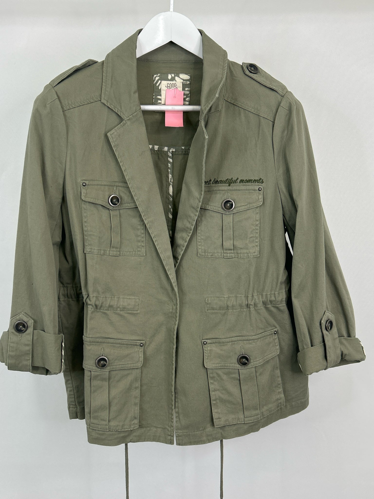 Good Hart Size M ARMY GREEN Women Jacket