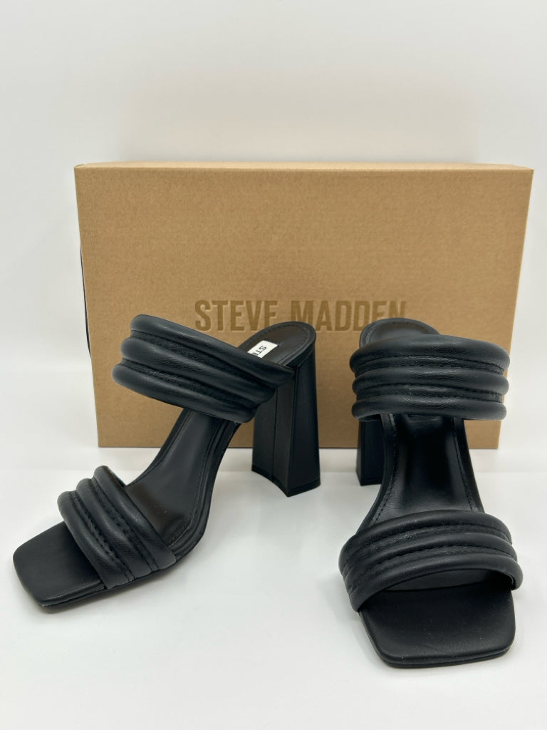 STEVE MADDEN Size 6.5M Black Women's Sandal