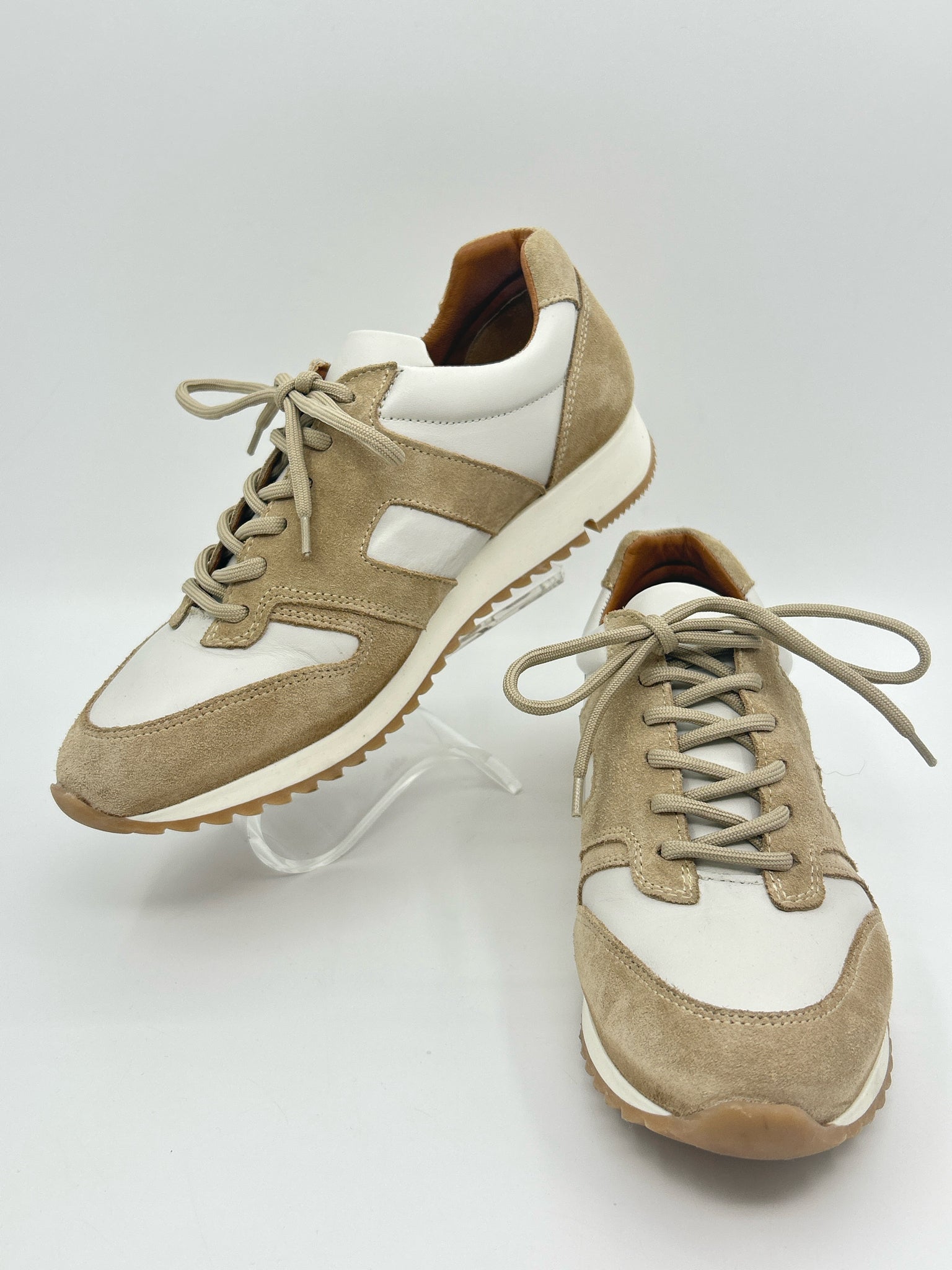 ABLE Size 10 Beige Women Sneakers