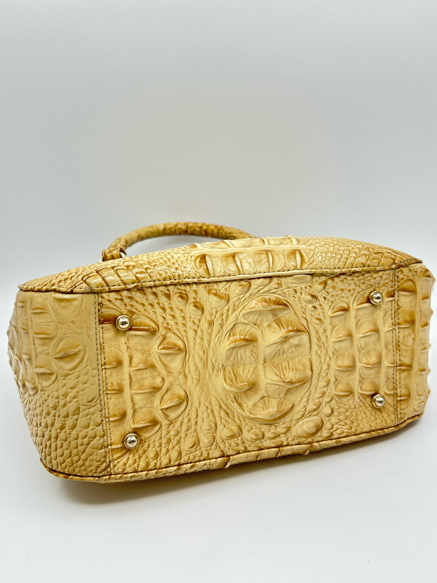 BRAHMIN Beige and Tan Women Purse