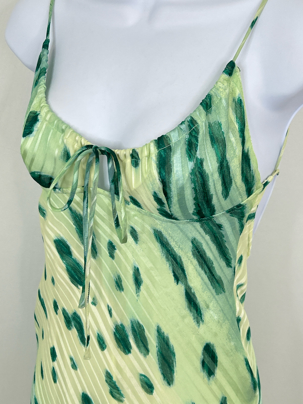 ASOS Size 2 Green Print Women Dress