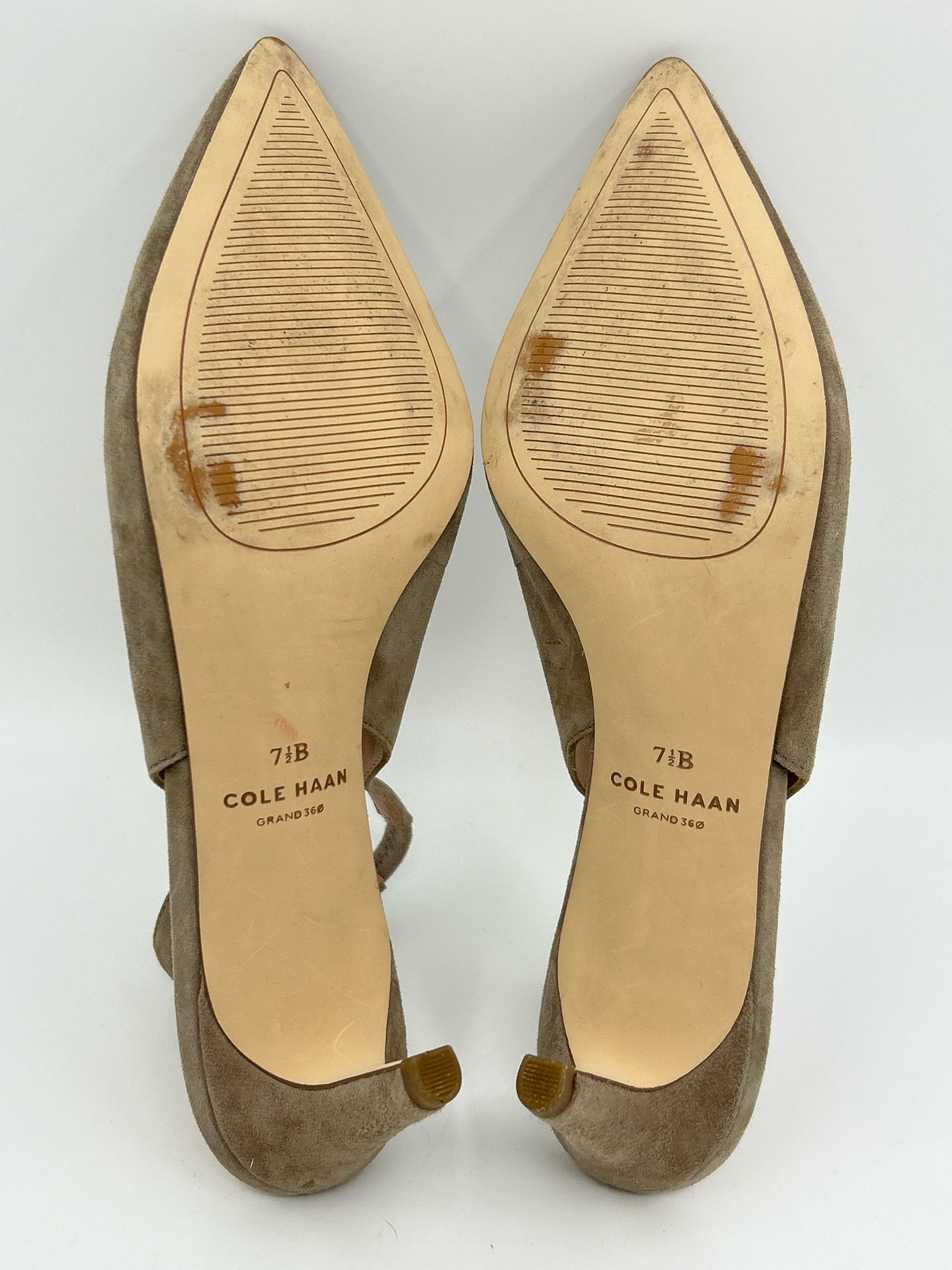 COLE HAAN Size 7.5B Taupe Women Pumps