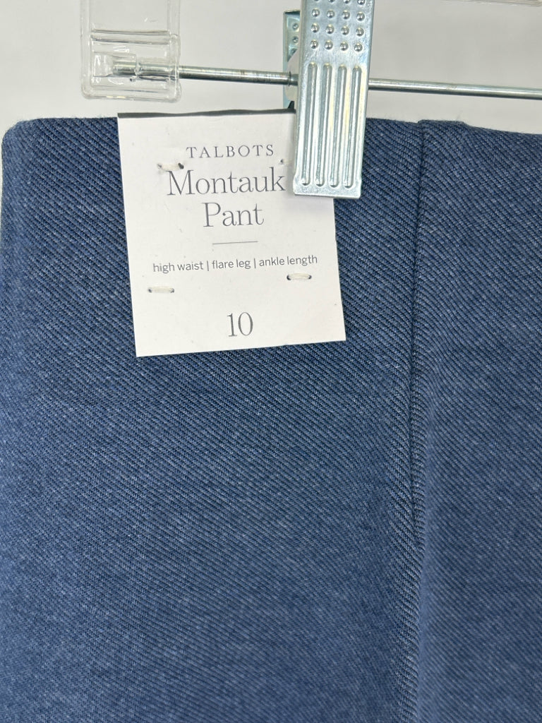 TALBOTS Women Size 10 Blue Pants NWT