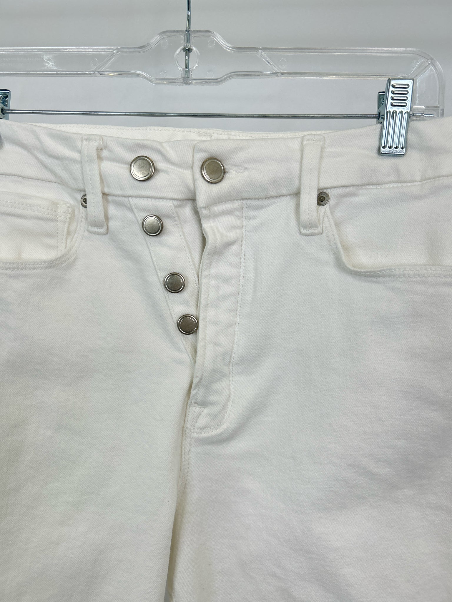 GOOD AMERICAN Size 30/10 white denim Women jeans