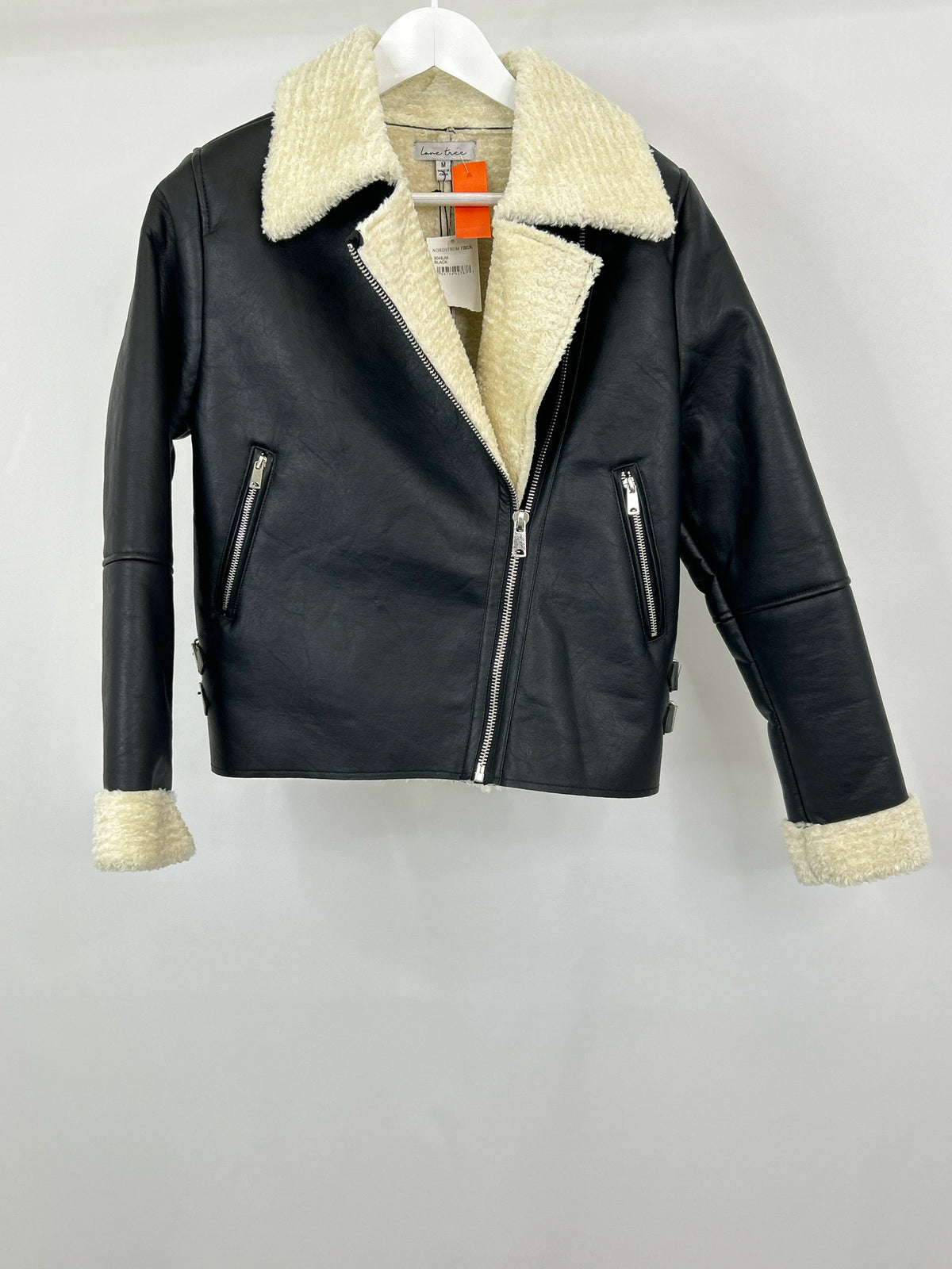 LOVE TREE Size M Black Women Coat
