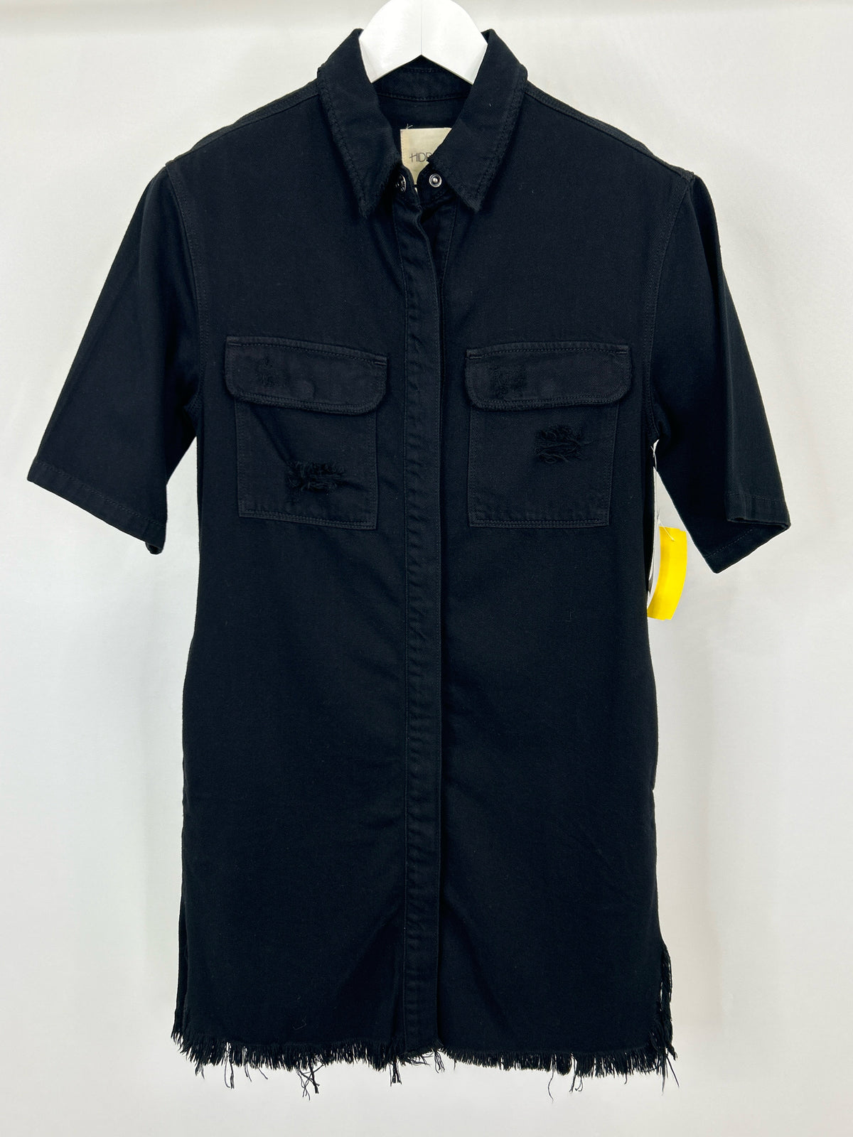 Hidden Size S Black Women Dress